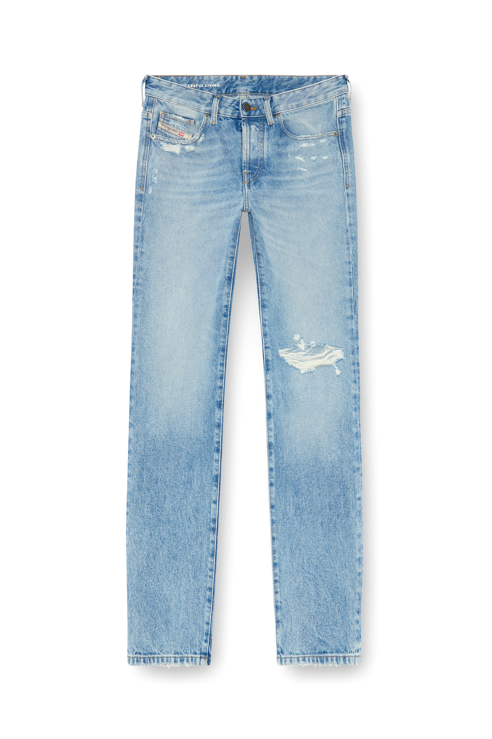 Diesel - Regular Jeans 1989 D-Mine 09J80 Femme, Bleu Clair - Image 3