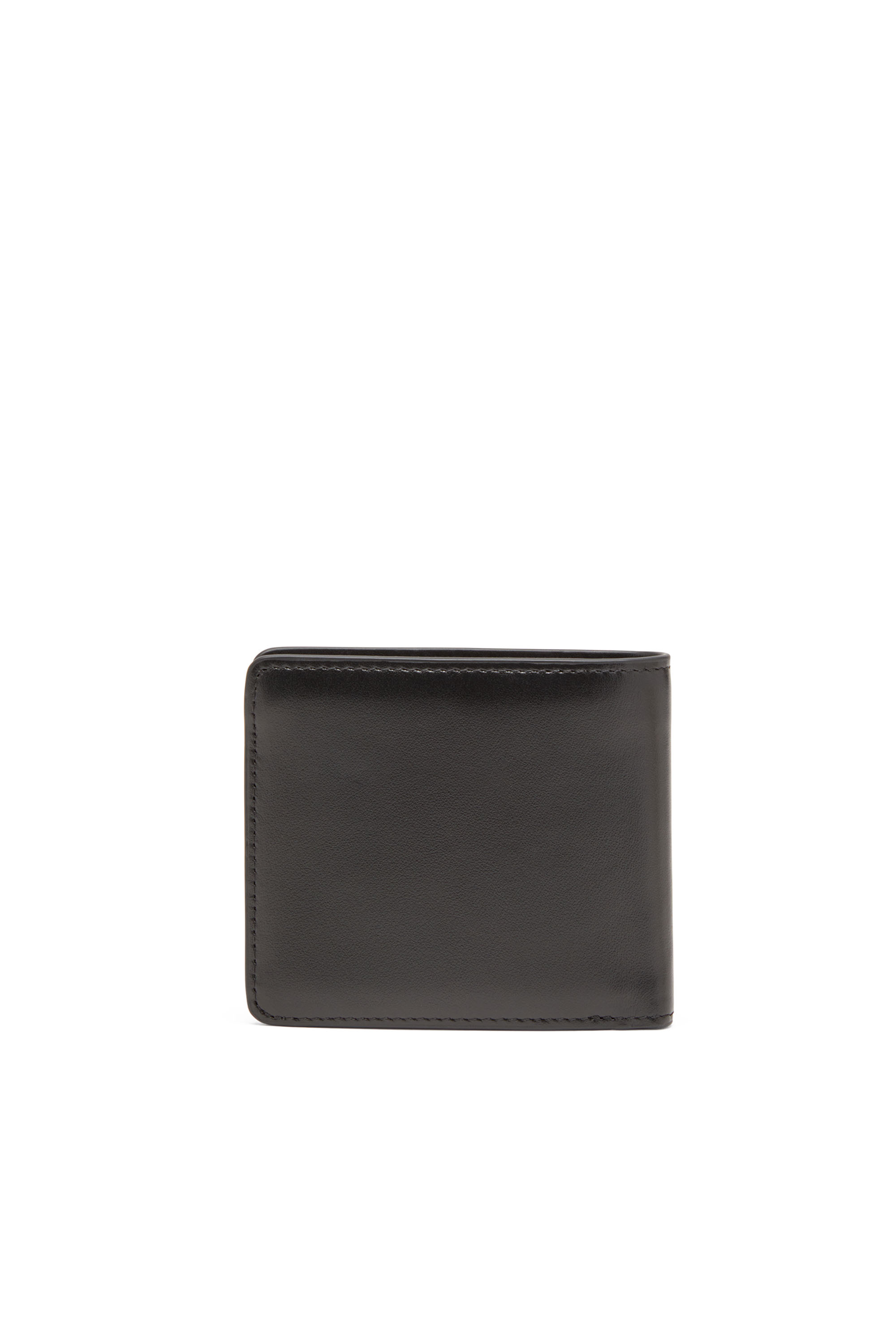 Diesel - HOLI-D BI FOLD COIN S 3D, Unisex's Bi-fold wallet in leather in Black - 2