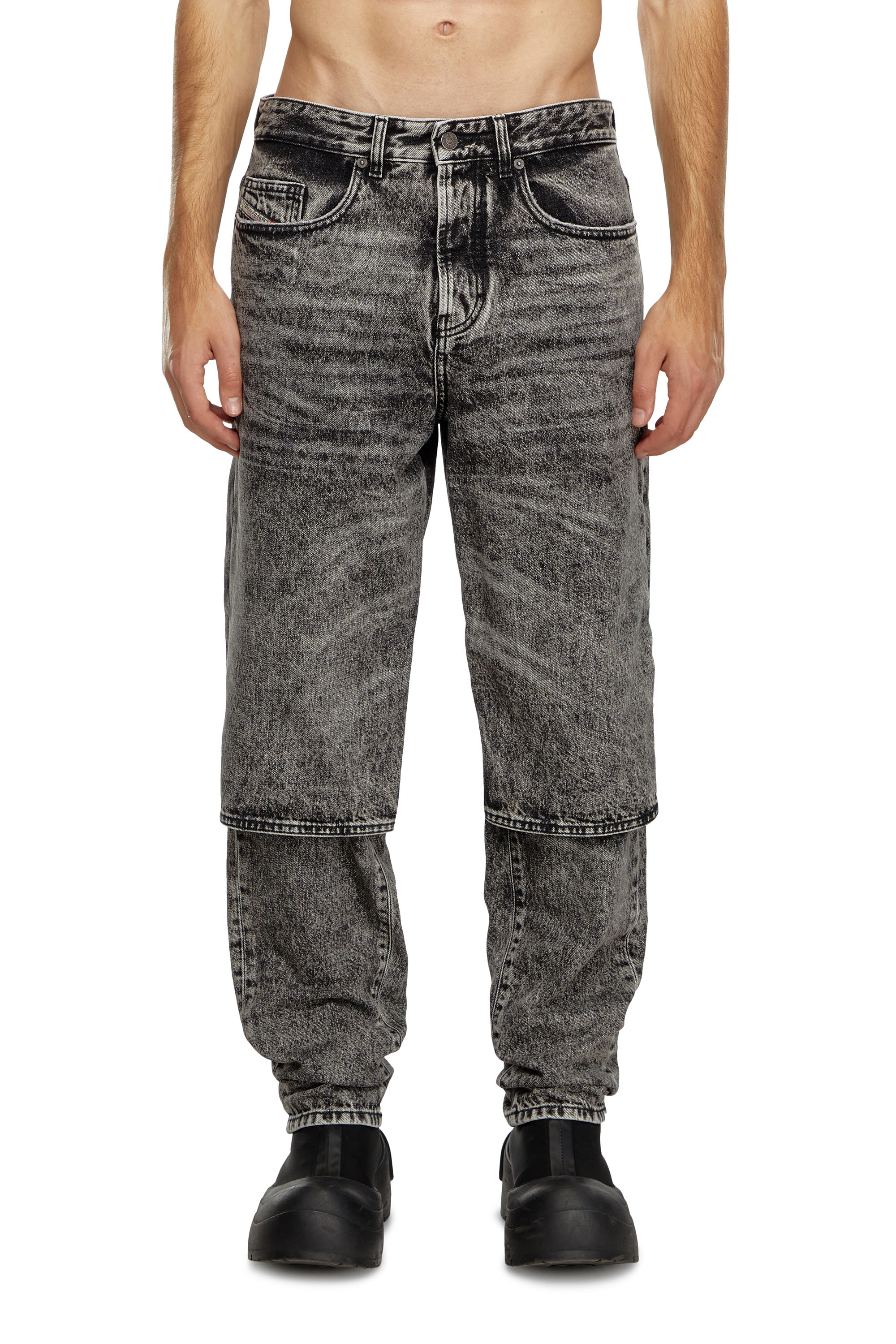 Diesel - Male's Regular Jeans D-Malon 0CBDE, Black/Dark Grey - 1