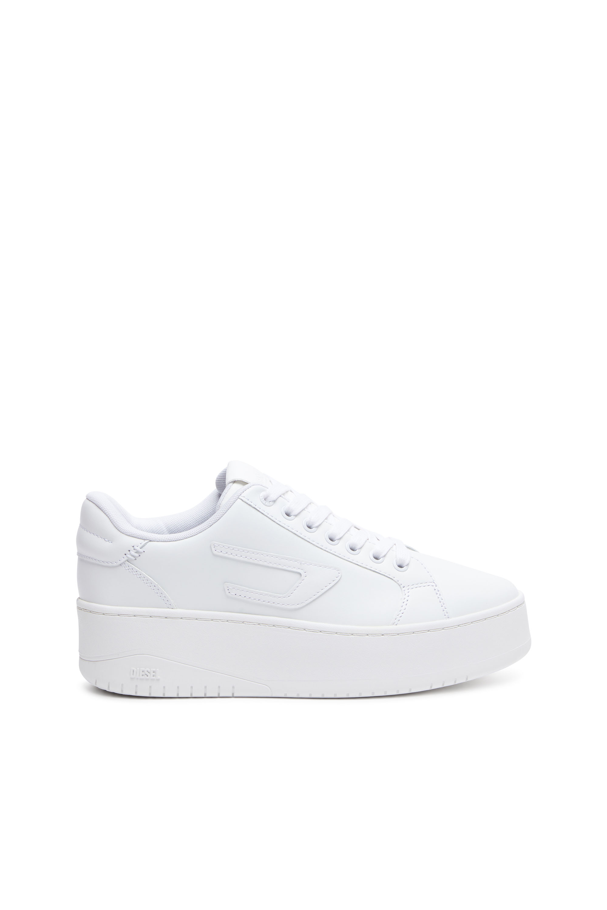 Diesel - S-ATHENE BOLD X, Female S-Athene Bold-Flatform sneakers in leather in White - Image 1