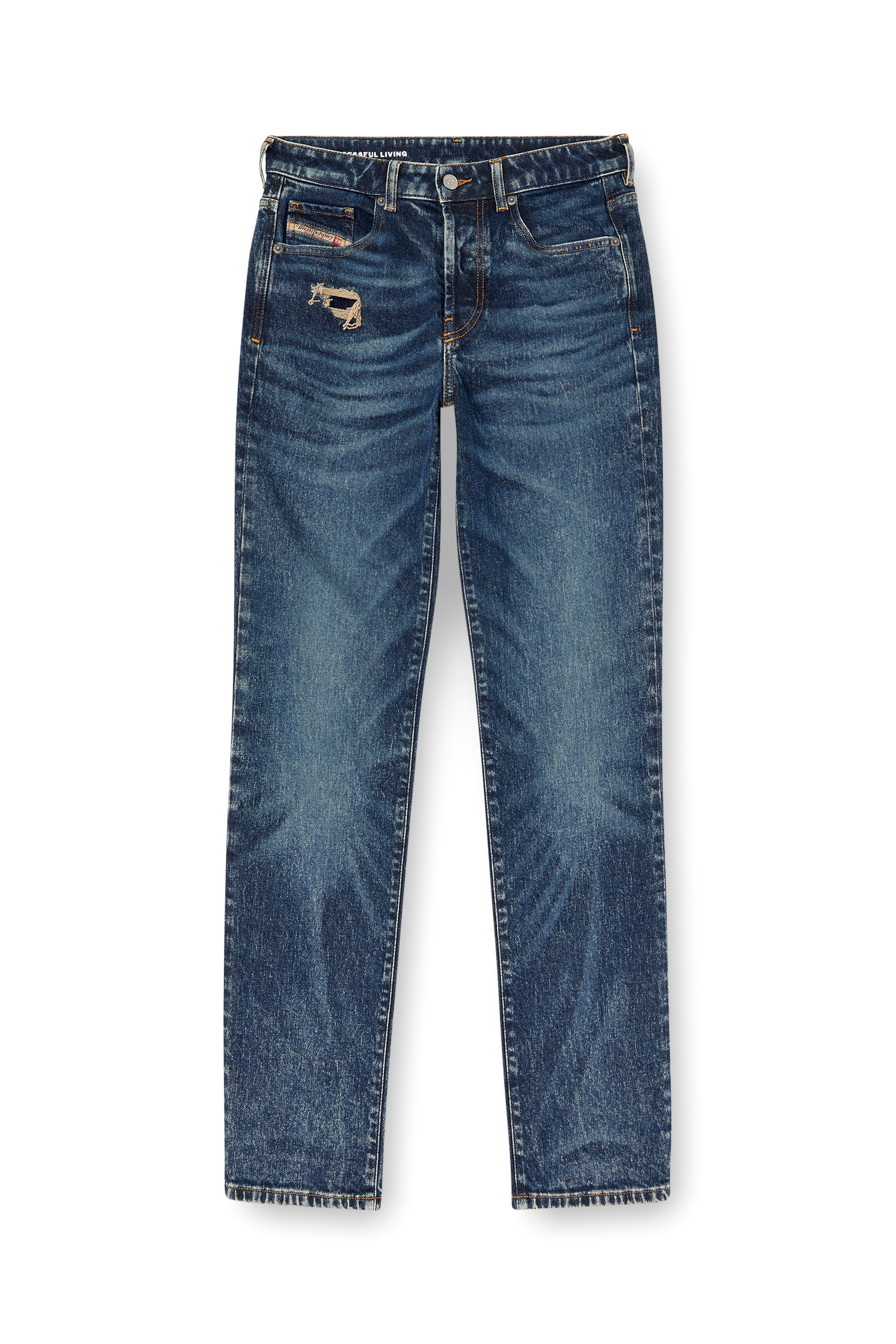 Diesel - Regular Jeans 1989 D-Mine 007Y3 Femme, Bleu Foncé - Image 3