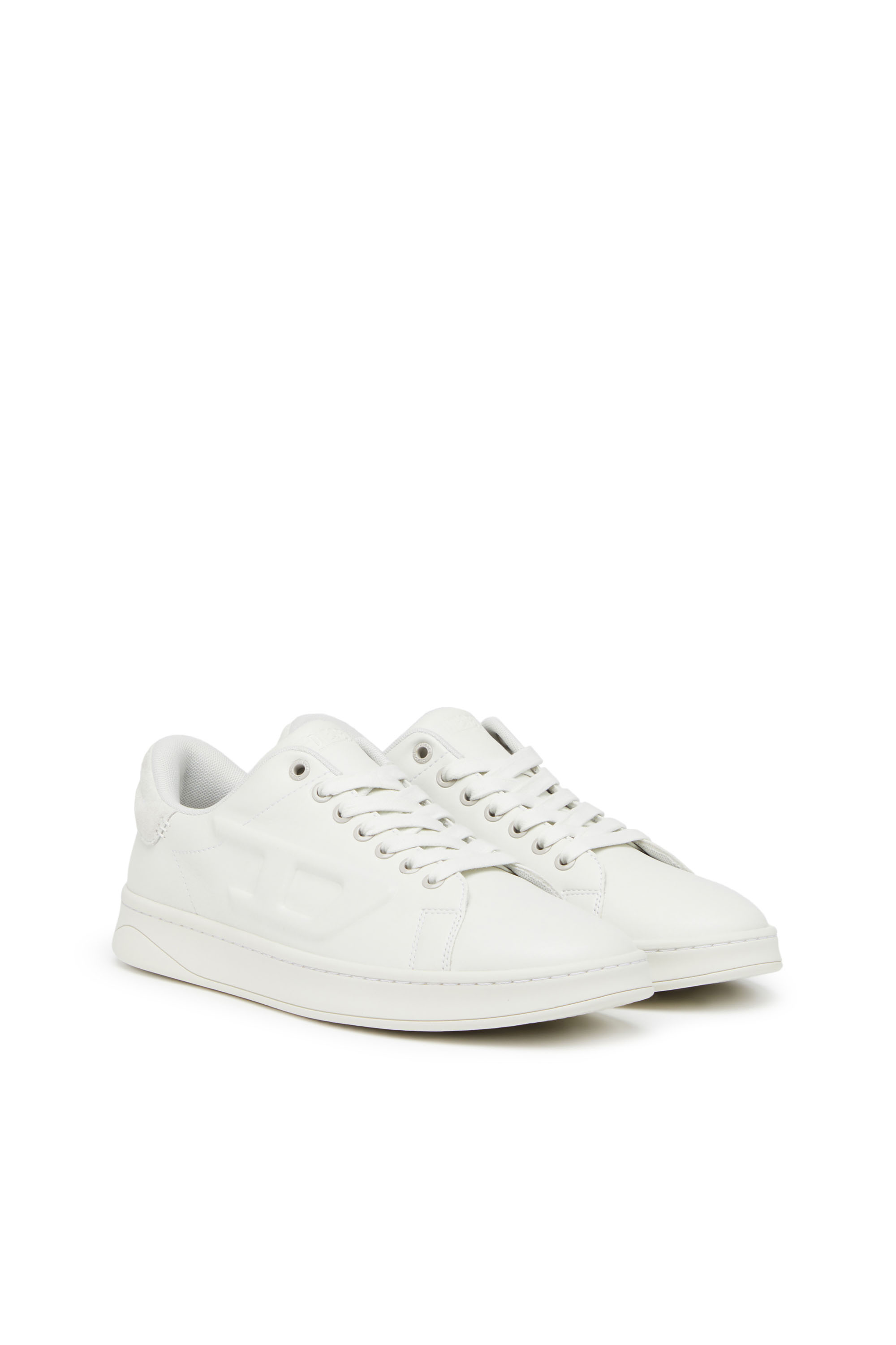 Diesel - S-ATHENE LOW W, Female S-Athene Low-Sneakers with embossed D logo in White - Image 2