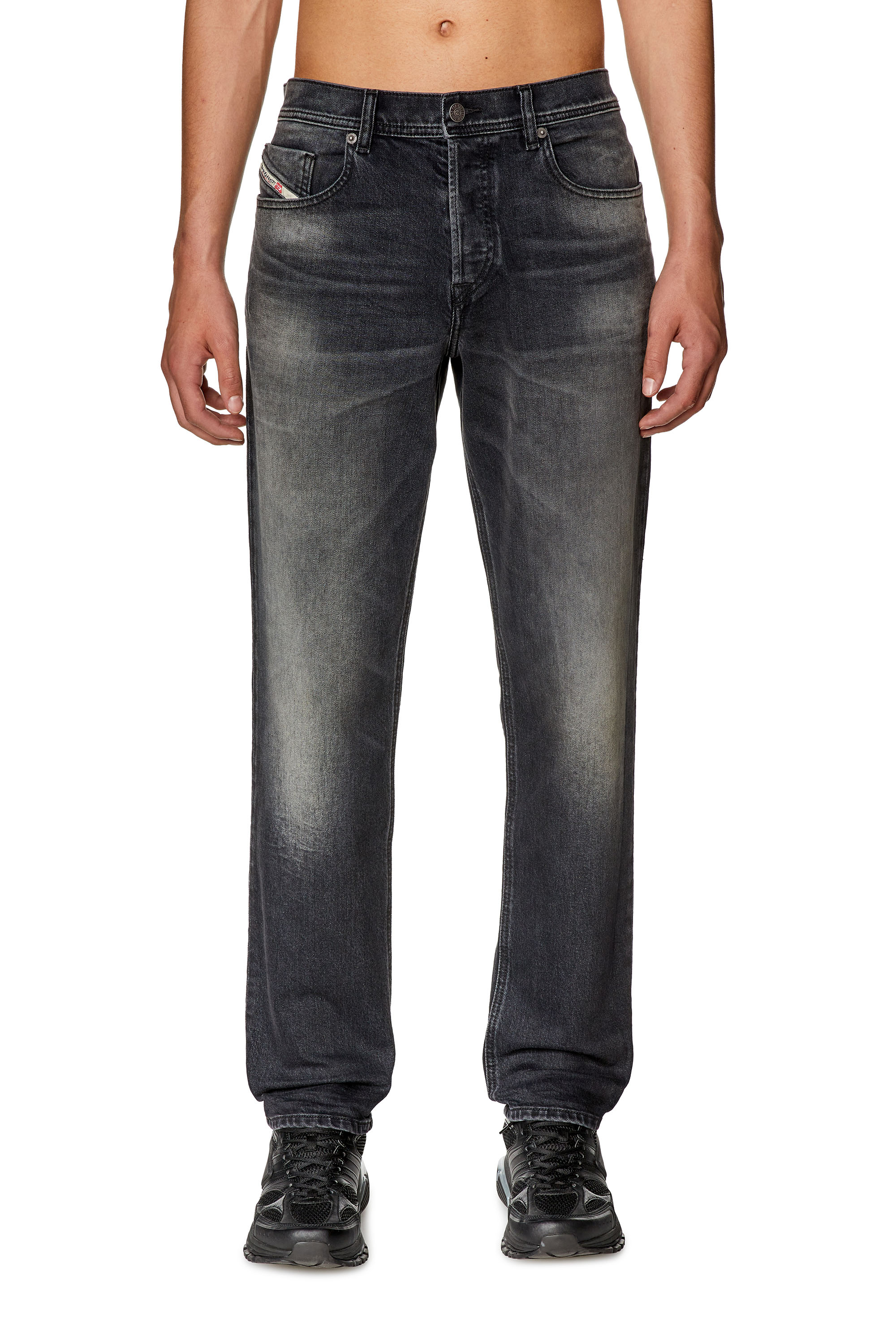 Diesel - Male Tapered Jeans 2023 D-Finitive 09G20, Black/Dark Grey - Image 2