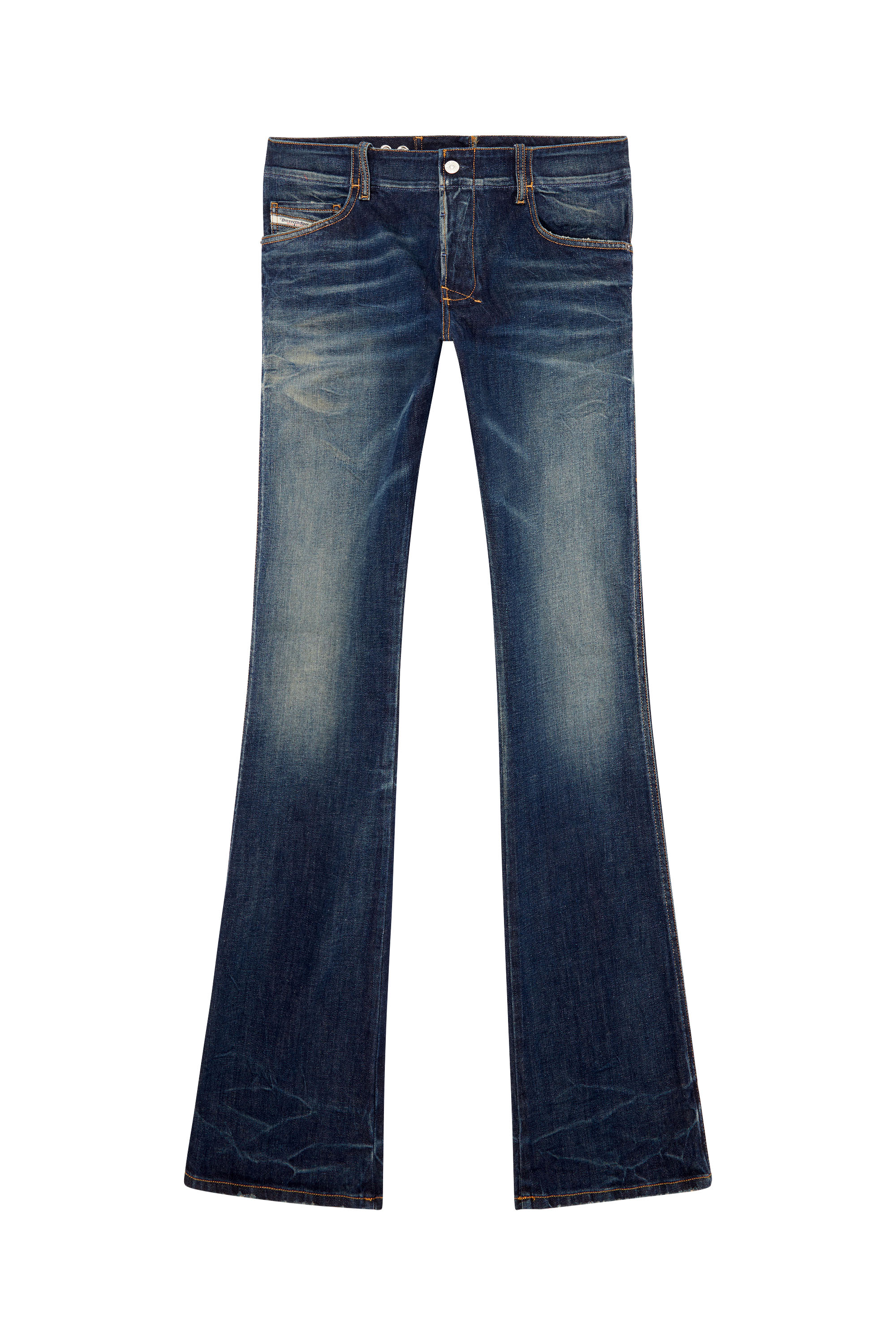 Diesel - Male Bootcut Jeans D-Backler 09H79, Dark Blue - Image 5