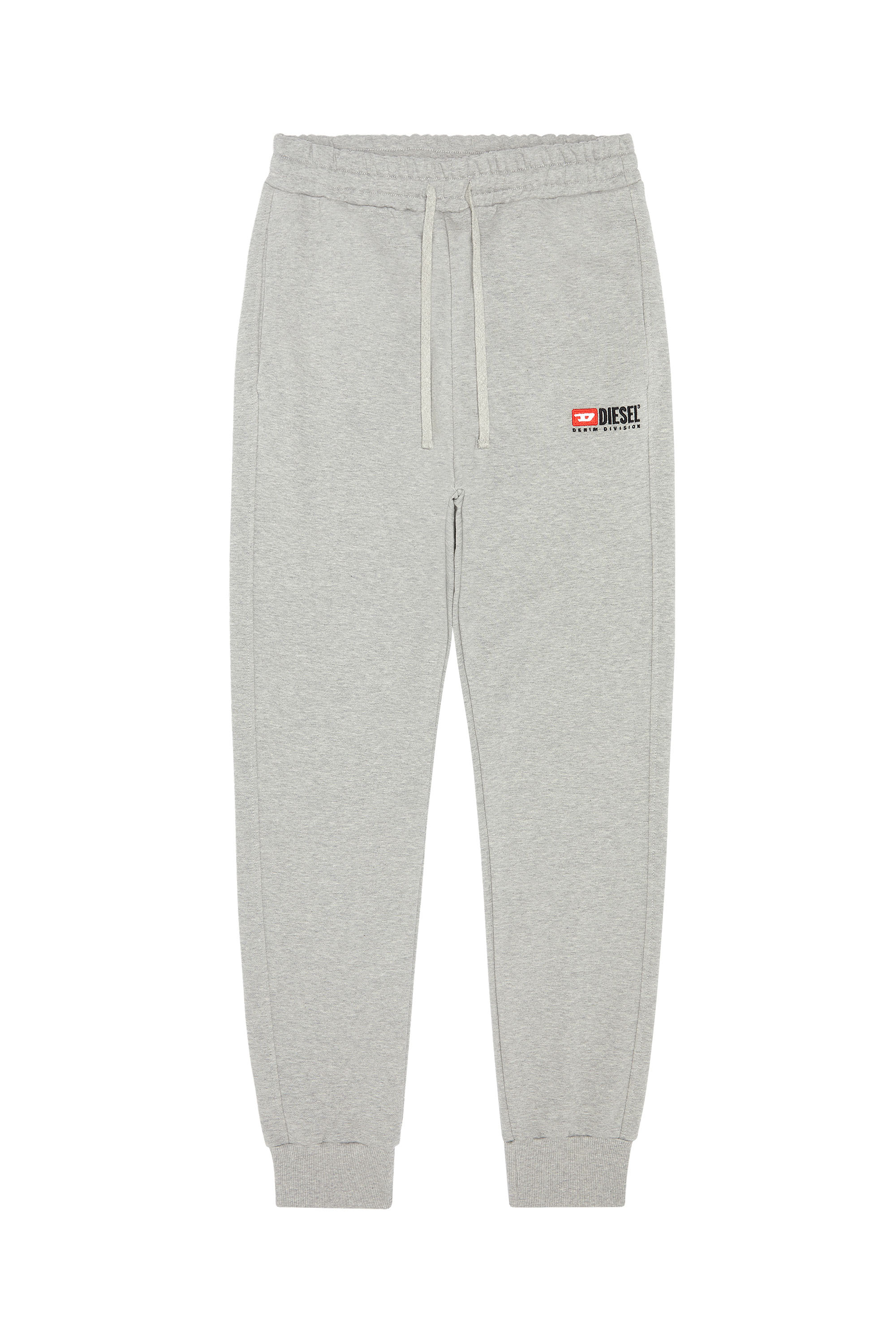 Diesel - P-TARY-DIV, Male Sweatpants with logo embroidery in Grey - Image 6