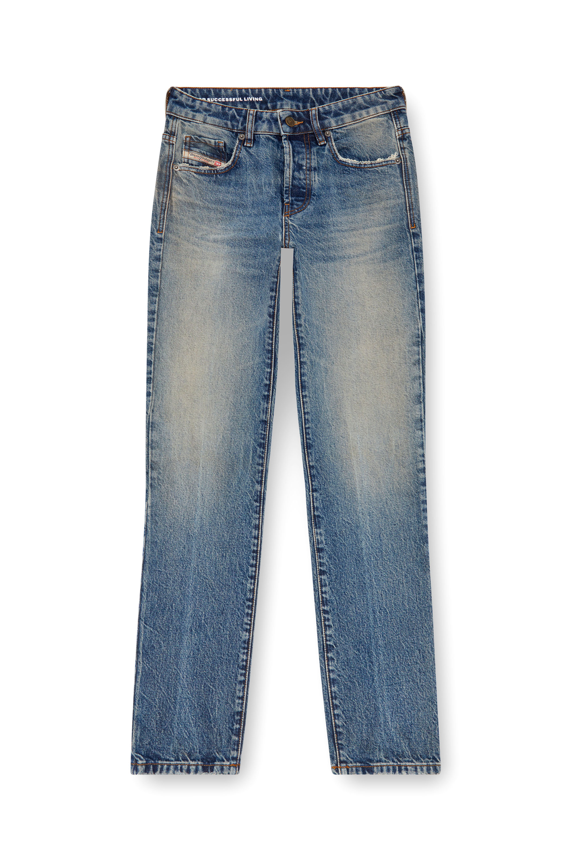 Diesel - Regular Jeans 1989 D-Mine 0GRDH Femme, Bleu moyen - Image 3