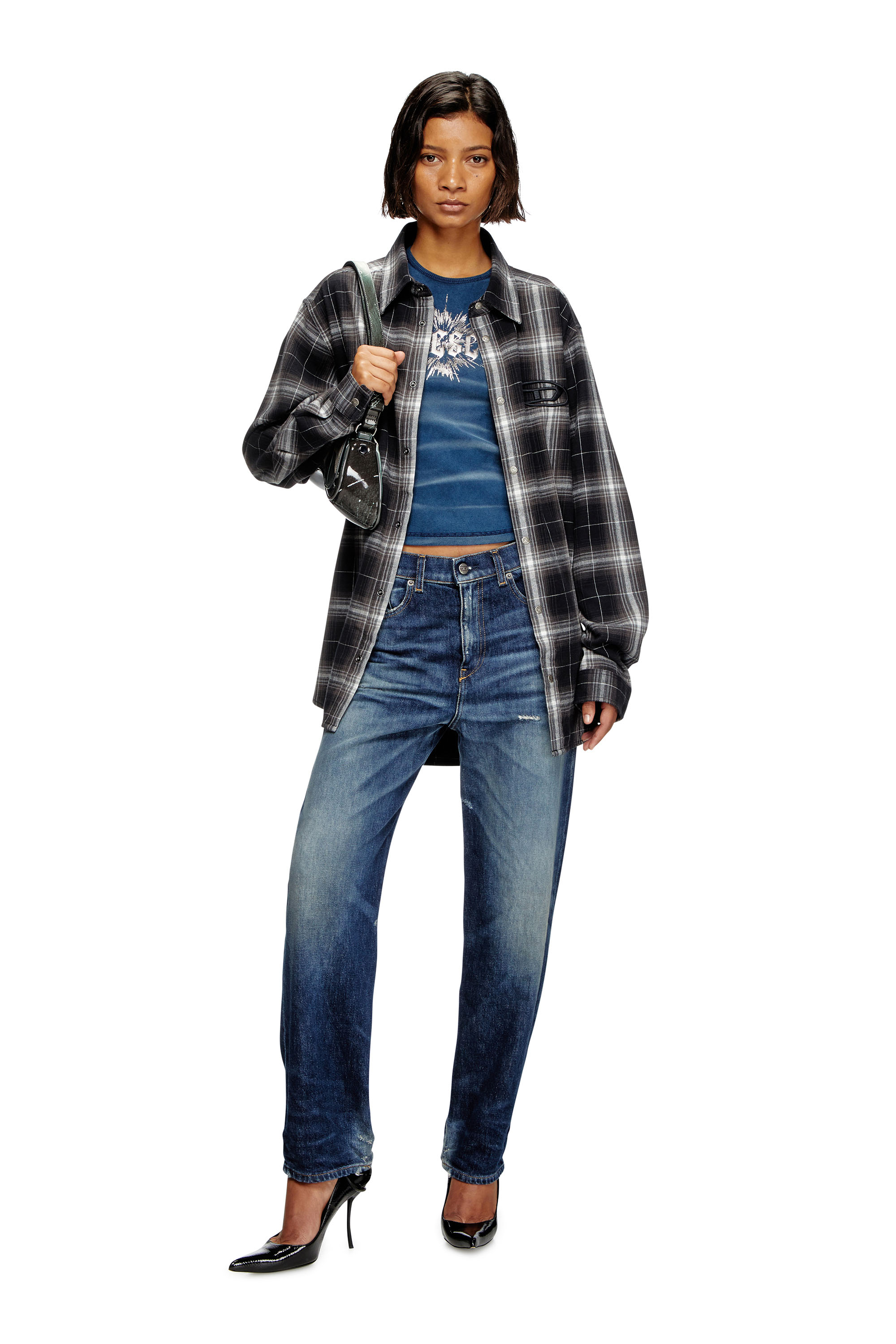 Diesel - Regular Jeans 2016 D-Air 09J56 Femme, Bleu Foncé - Image 2