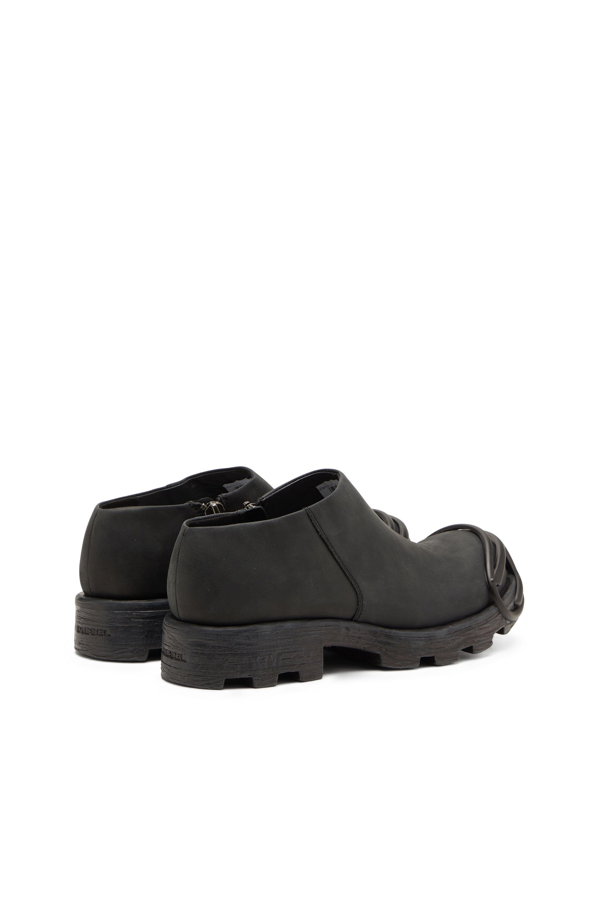 Diesel - D-HAMMER AB D, Male D-Hammer Ab D Boots - Low-cut boots with oval D toe guard in Black - Image 4