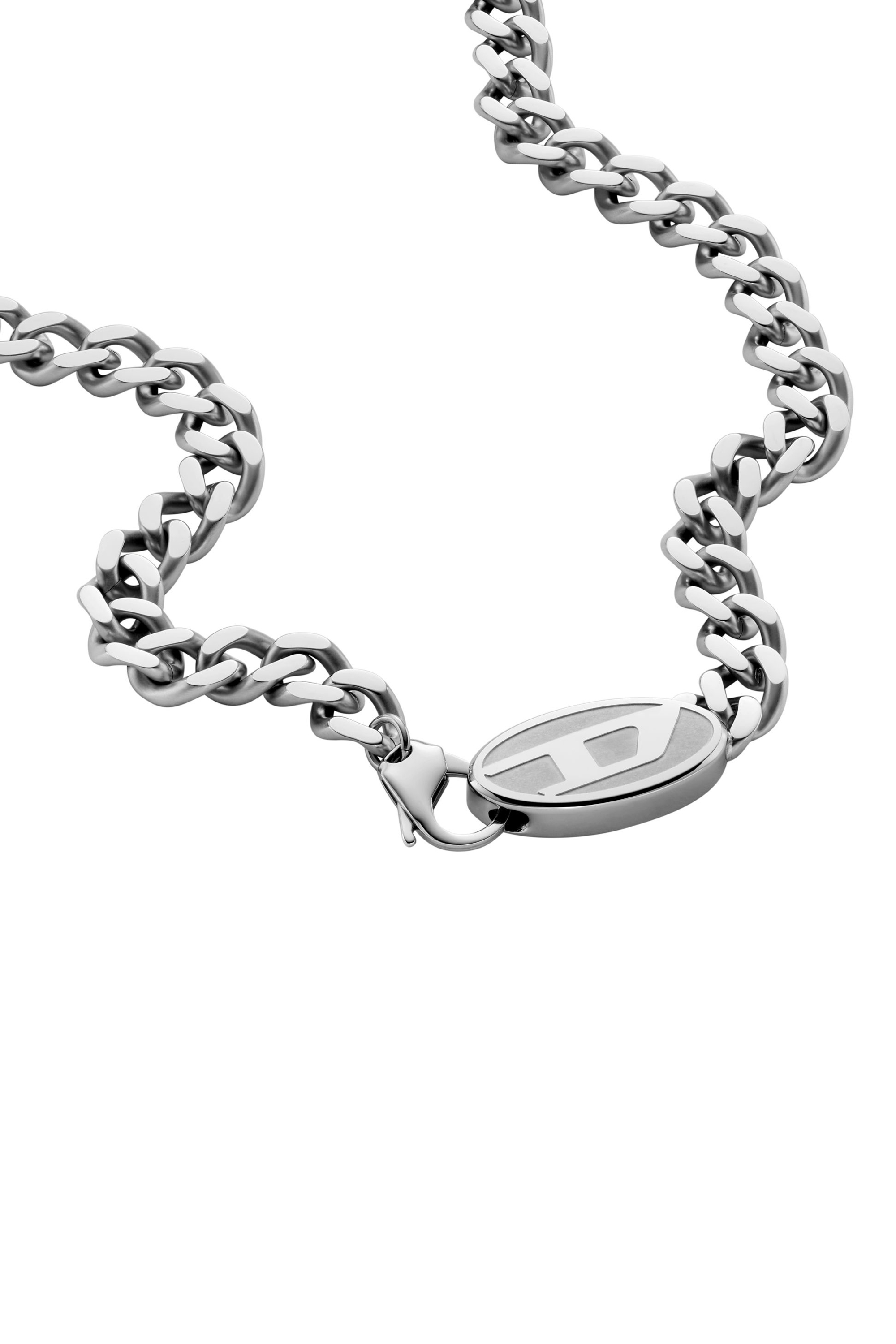 Diesel - DX1509, Mixte Collier chaîne en acier inoxydable in Gris argenté - Image 1