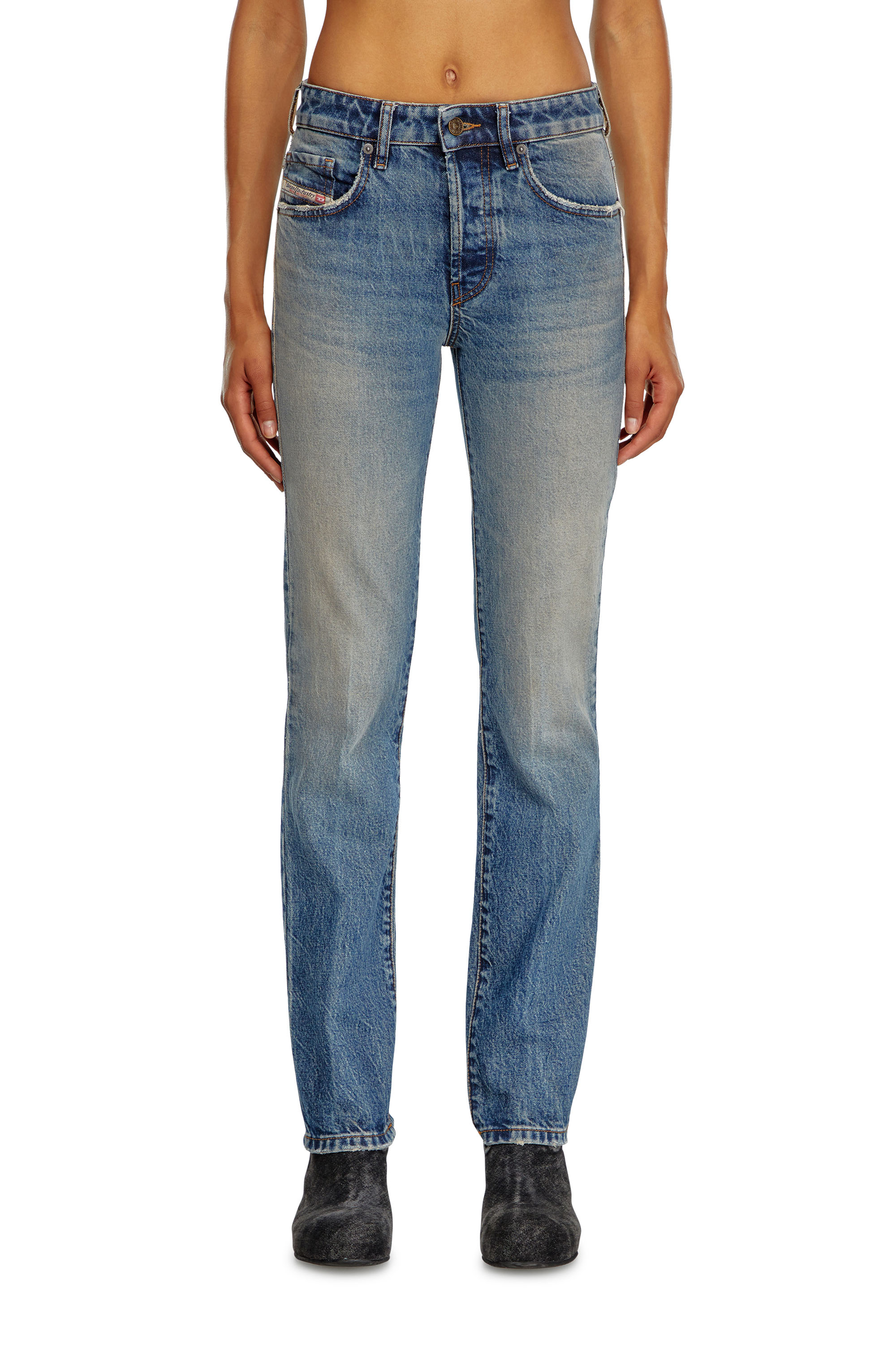 Diesel - Regular Jeans 1989 D-Mine 0GRDH Femme, Bleu moyen - Image 1