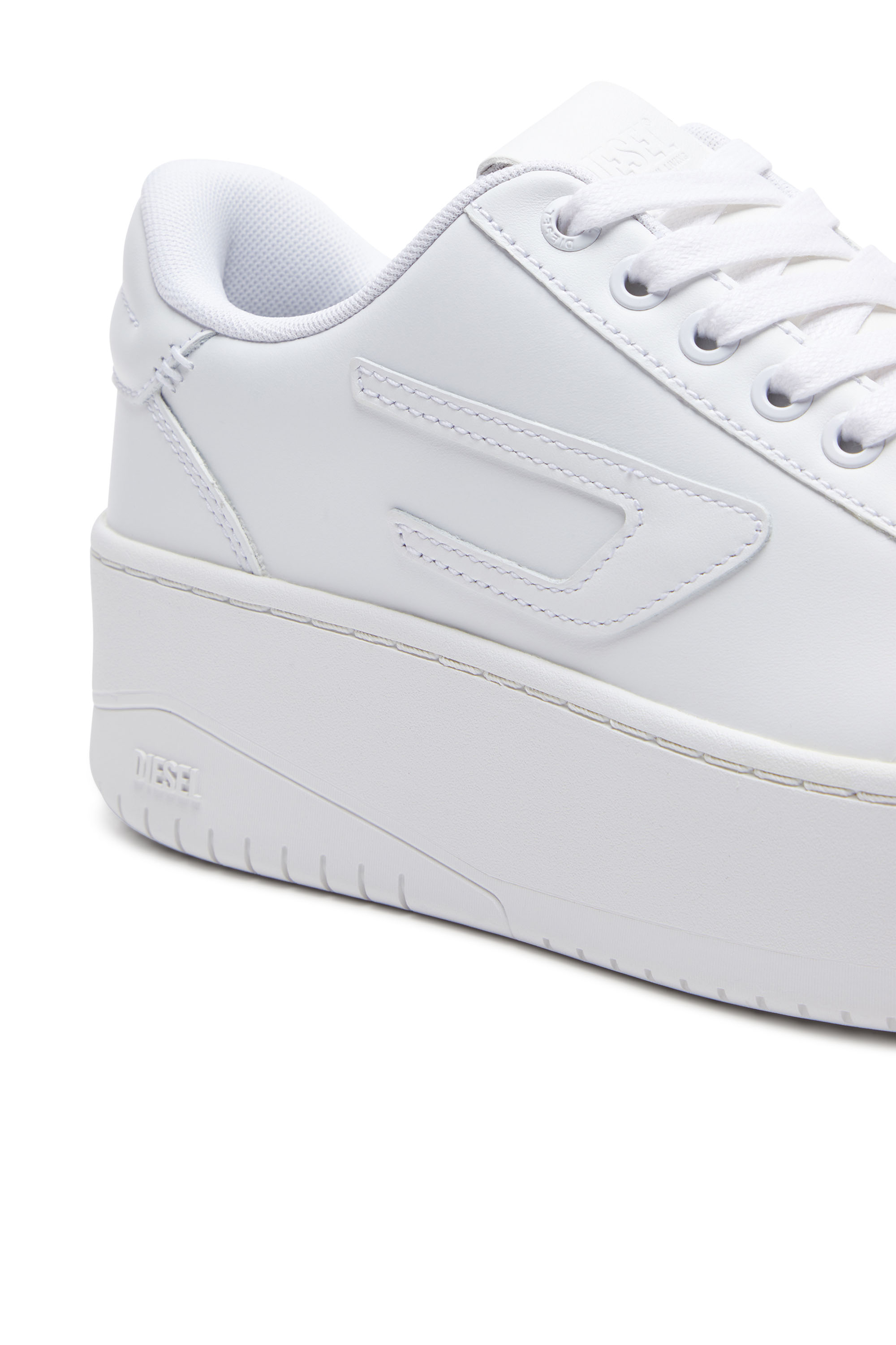 Diesel - S-ATHENE BOLD X, Female S-Athene Bold-Flatform sneakers in leather in White - Image 6