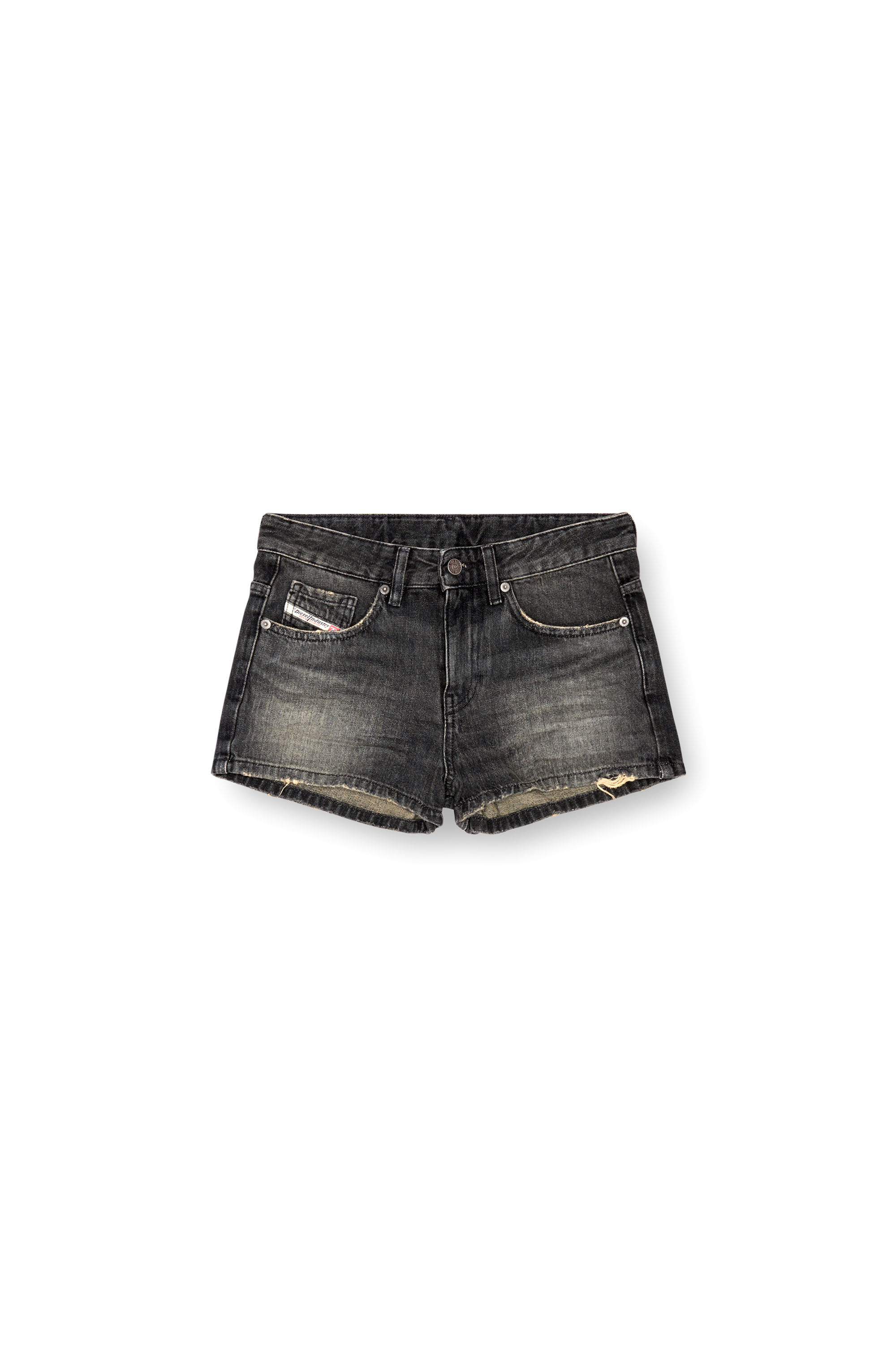 Diesel - DE-YUBA, Femme Short en denim in Noir - Image 5