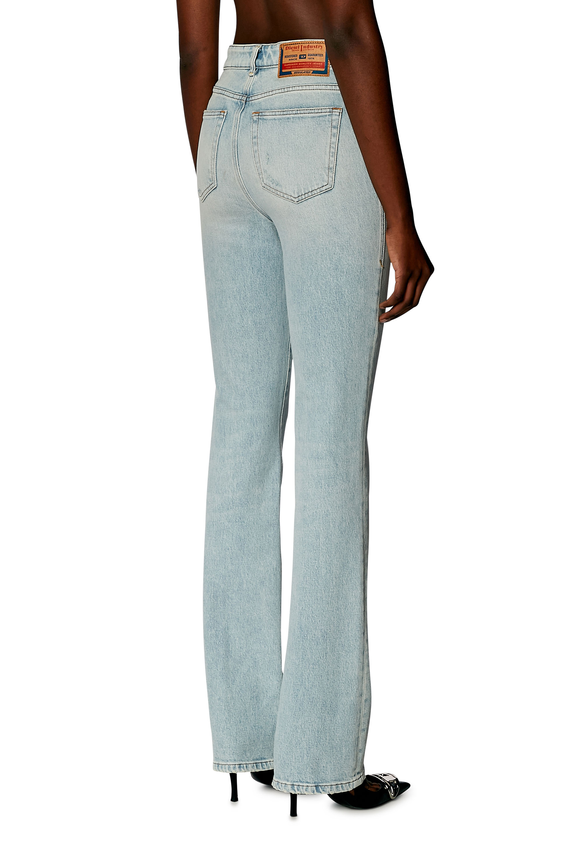 Diesel - Female Bootcut and Flare Jeans 2003 D-Escription 09H41, Light Blue - Image 3