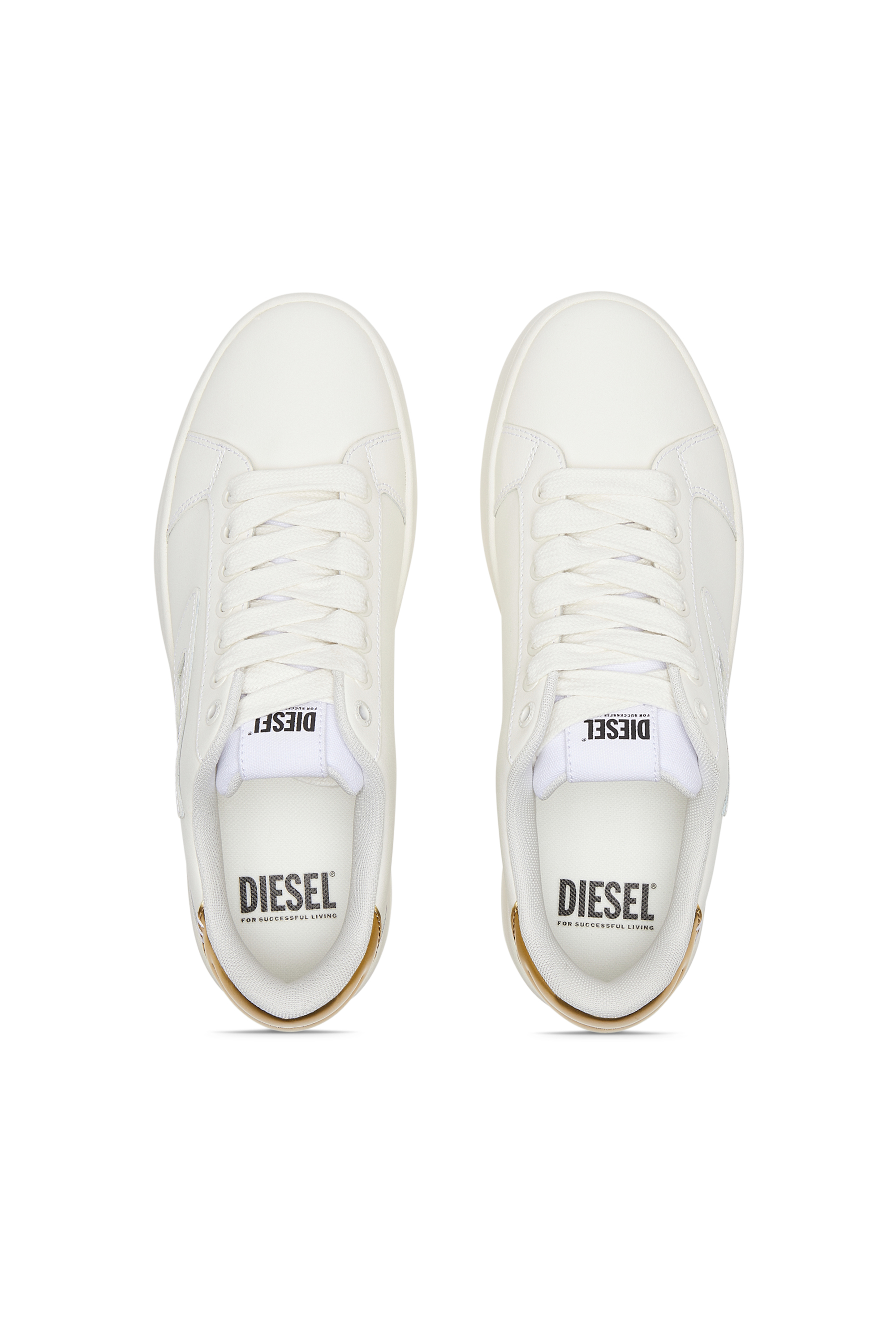 Diesel - S-ATHENE BOLD W, Female S-Athene Bold-Low-top sneakers with flatform sole in Gold - Image 5