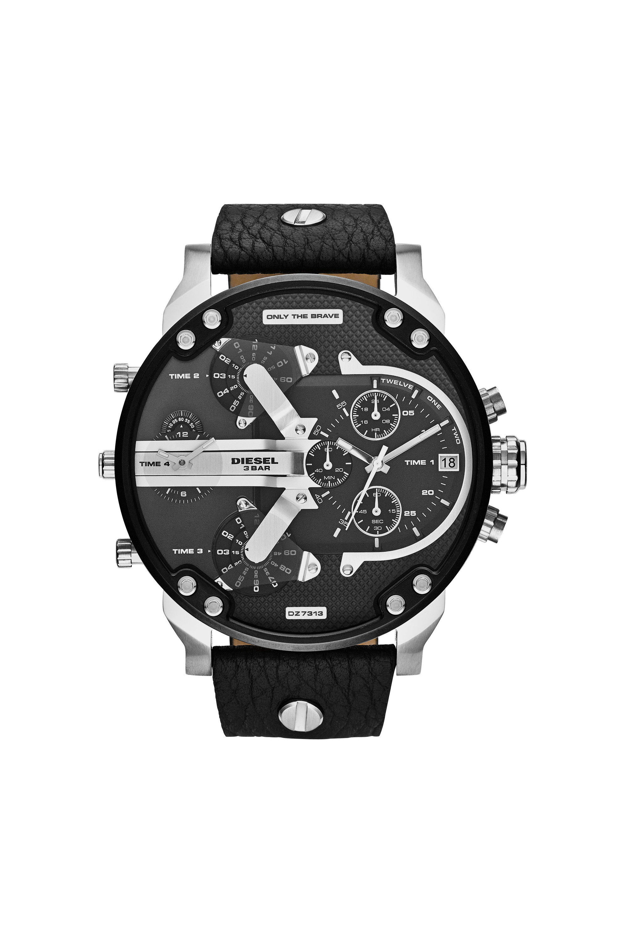 Diesel - DZ7313 MR. DADDY 2.0, Male Mr. Daddy 2.0 watch with multi-layer watch in Black - Image 1