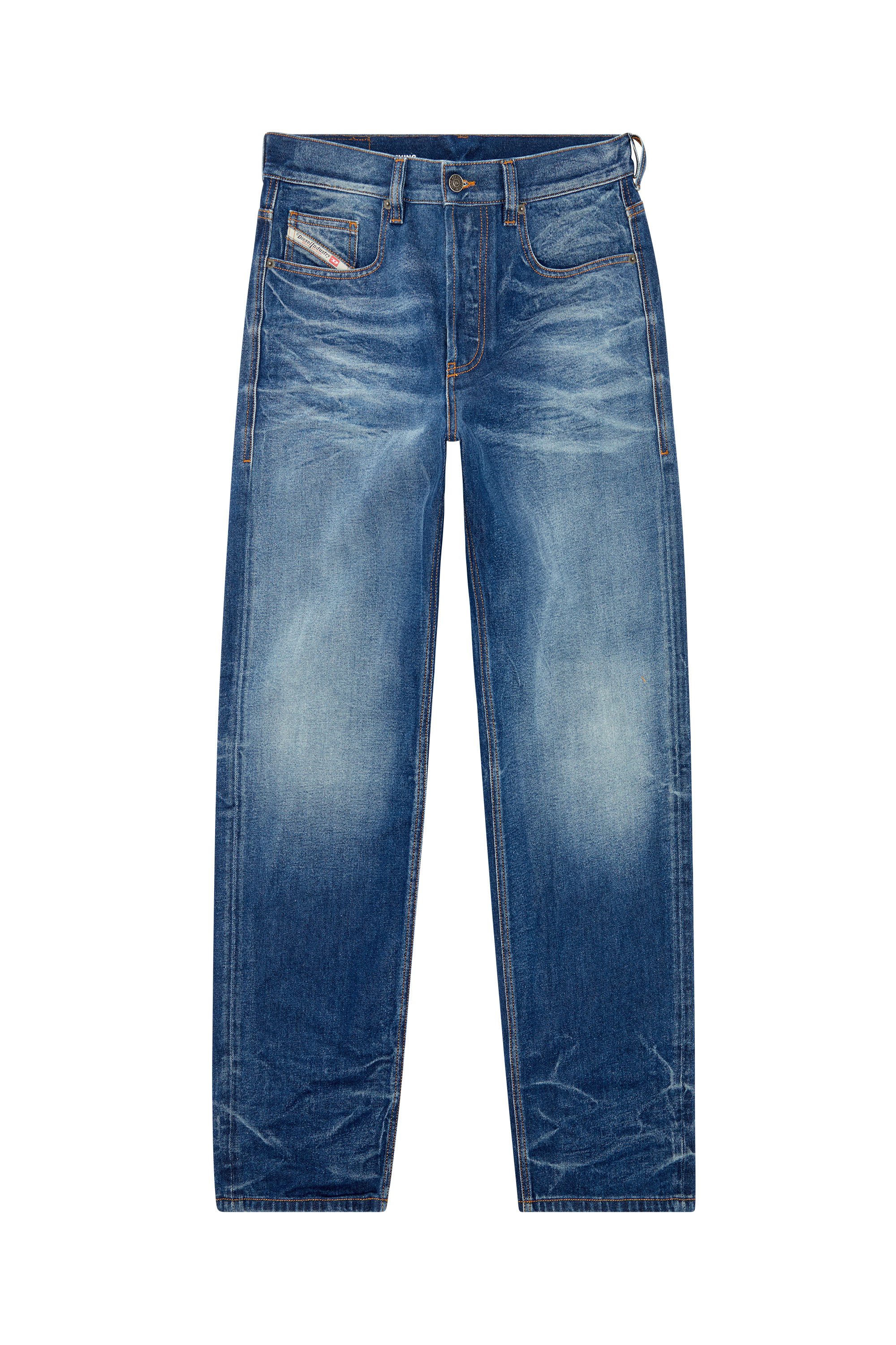 Diesel - Male Straight Jeans 2010 D-Macs 09I46, Medium Blue - Image 5