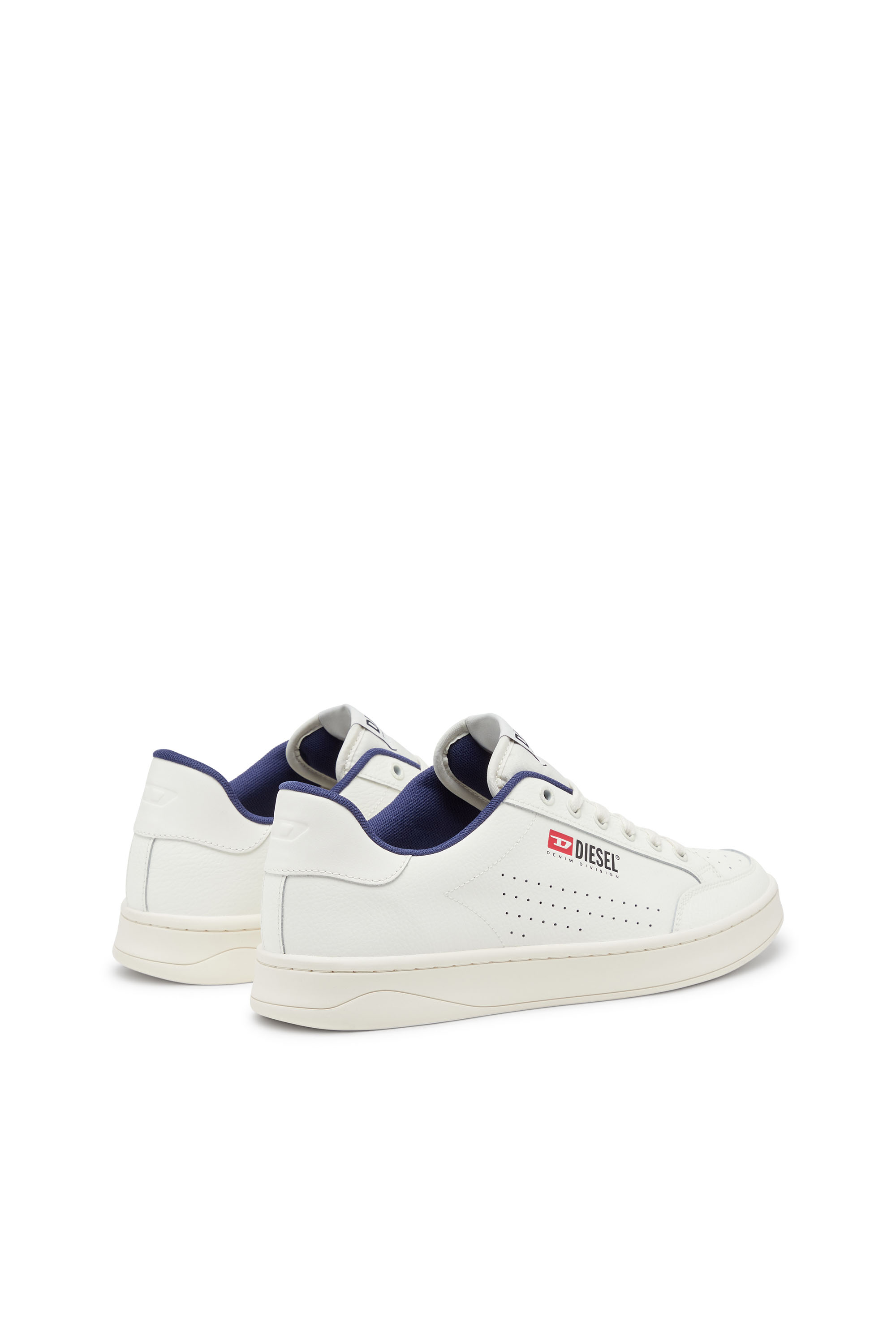 Diesel - S-ATHENE VTG, Male S-Athene-Retro sneakers in perforated leather in Multicolor - Image 3