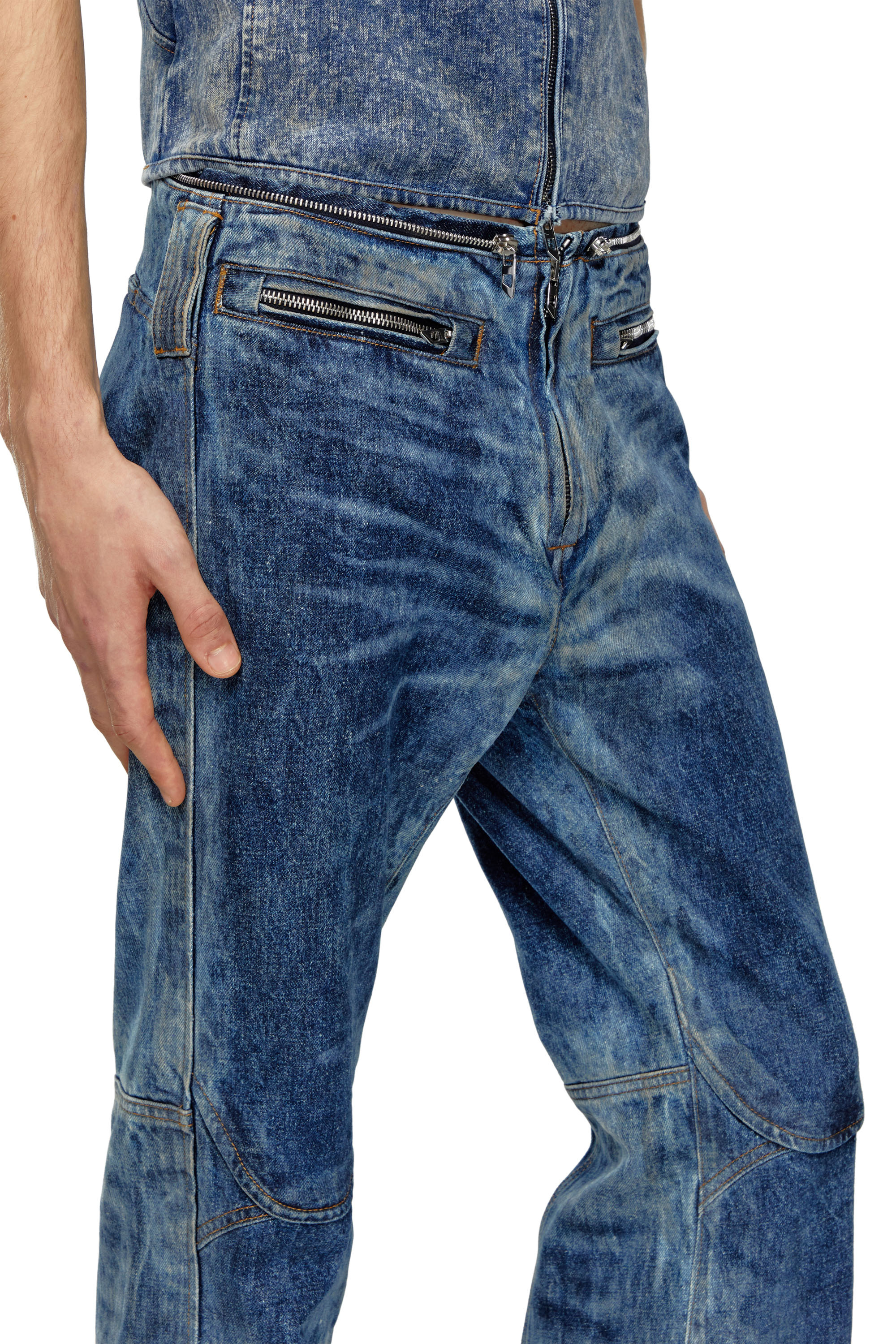 Diesel - Male Straight Jeans D-Gen 0PGAX, Dark Blue - Image 4