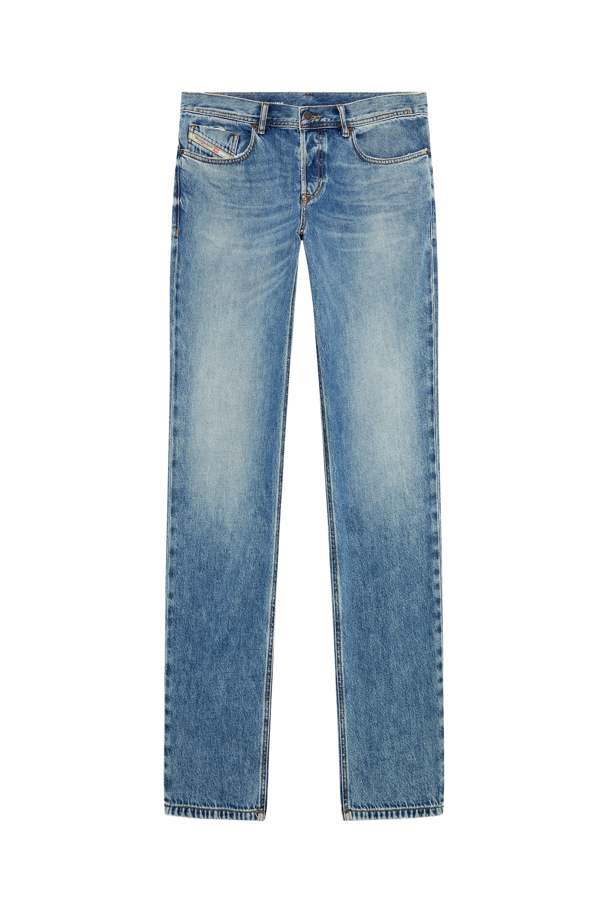 Diesel - Male Tapered Jeans 2023 D-Finitive 09H95, Medium Blue - Image 5