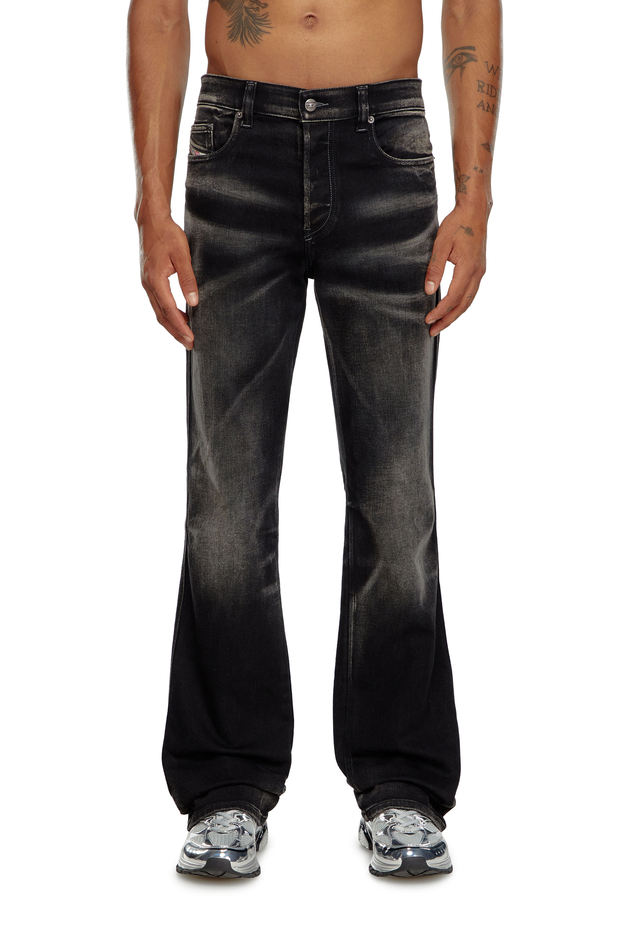 Diesel - Male's Bootcut Jeans 1998 D-Buck 09J53, Black/Dark Grey - 1