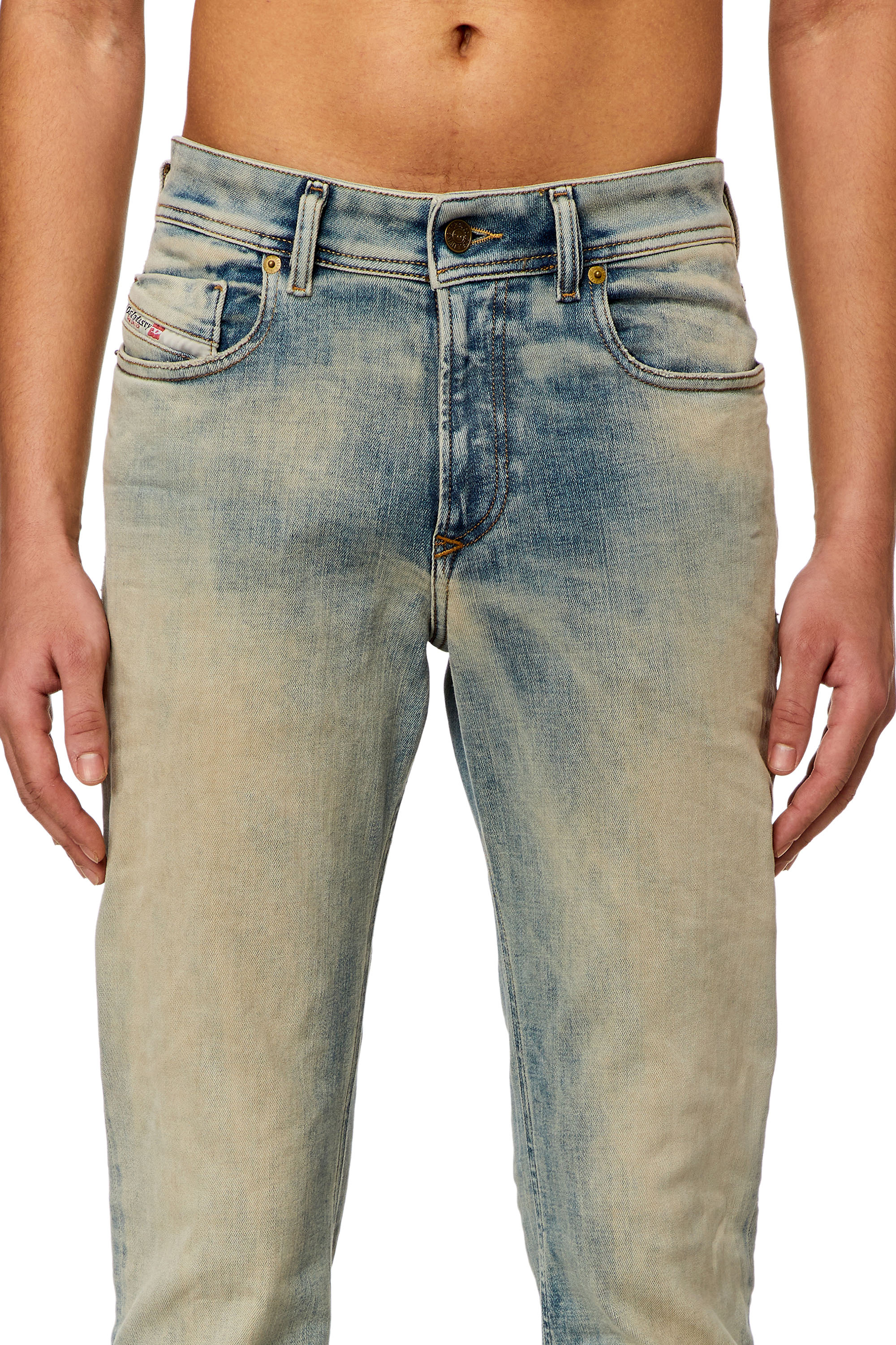 Diesel - Male Skinny Jeans 1979 Sleenker 09H75, Light Blue - Image 4