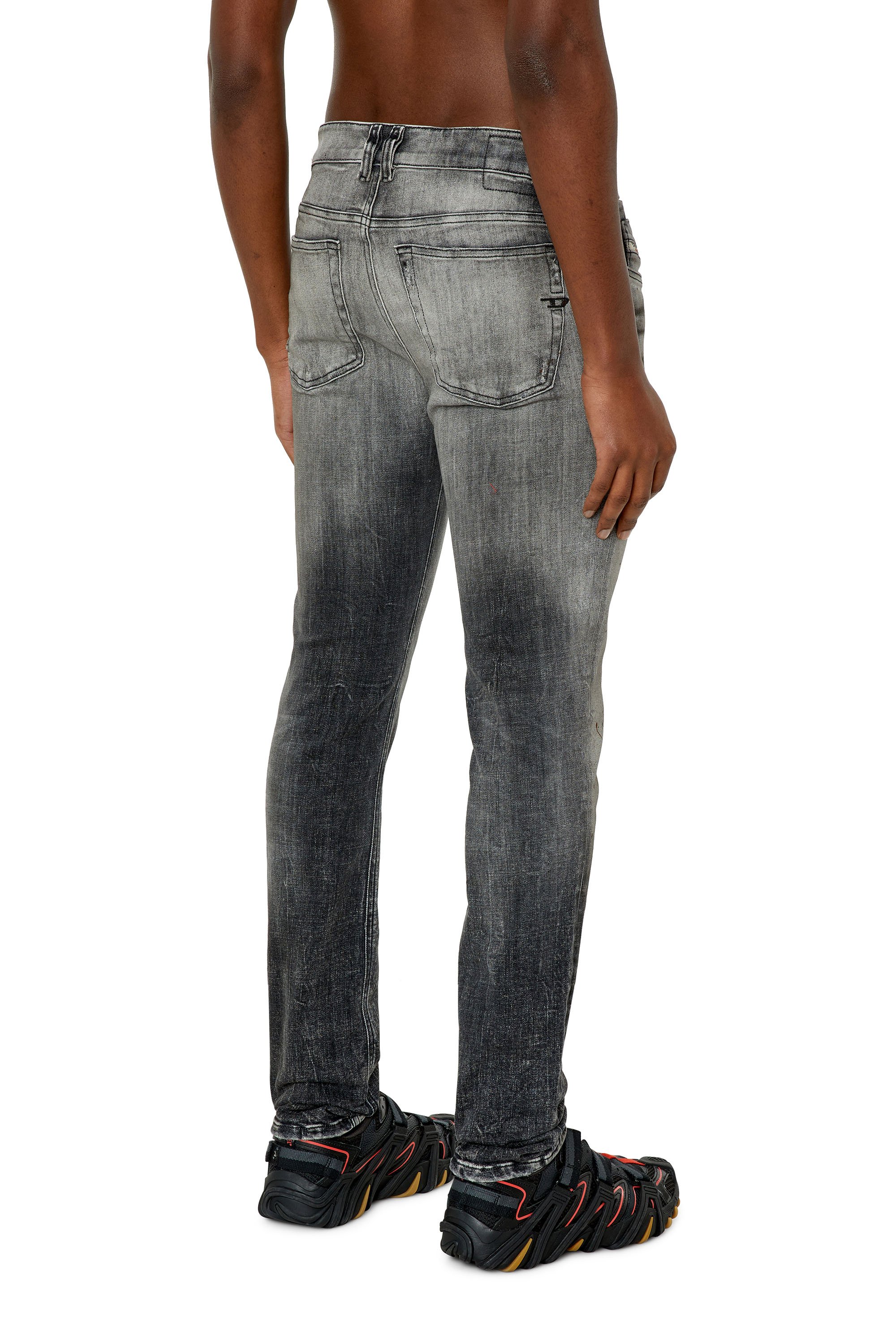 Diesel - Male Skinny Jeans 1979 Sleenker 09E70, Black/Dark Grey - Image 3