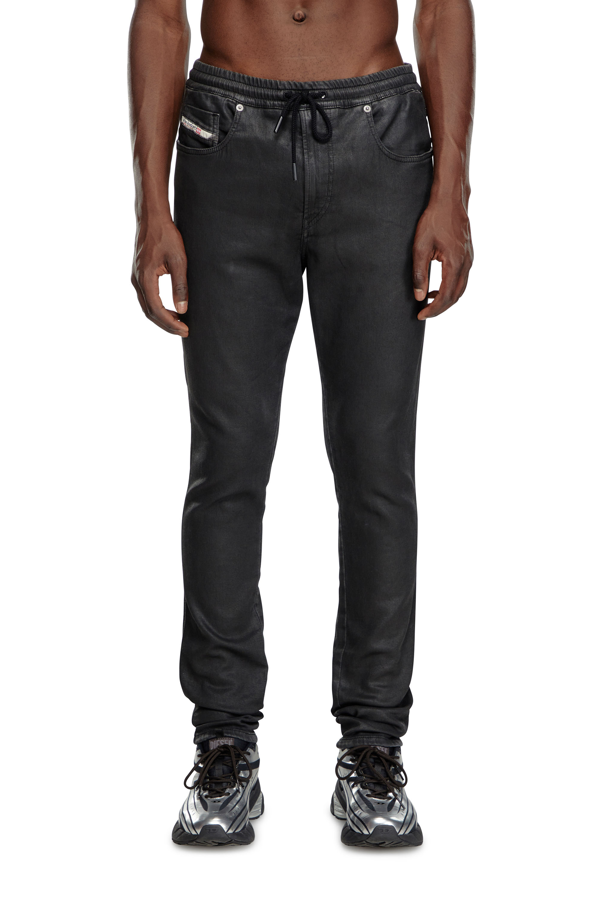 Diesel - Male's Slim 2060 D-Strukt Joggjeans® 068LP, Black/Dark Grey - 1