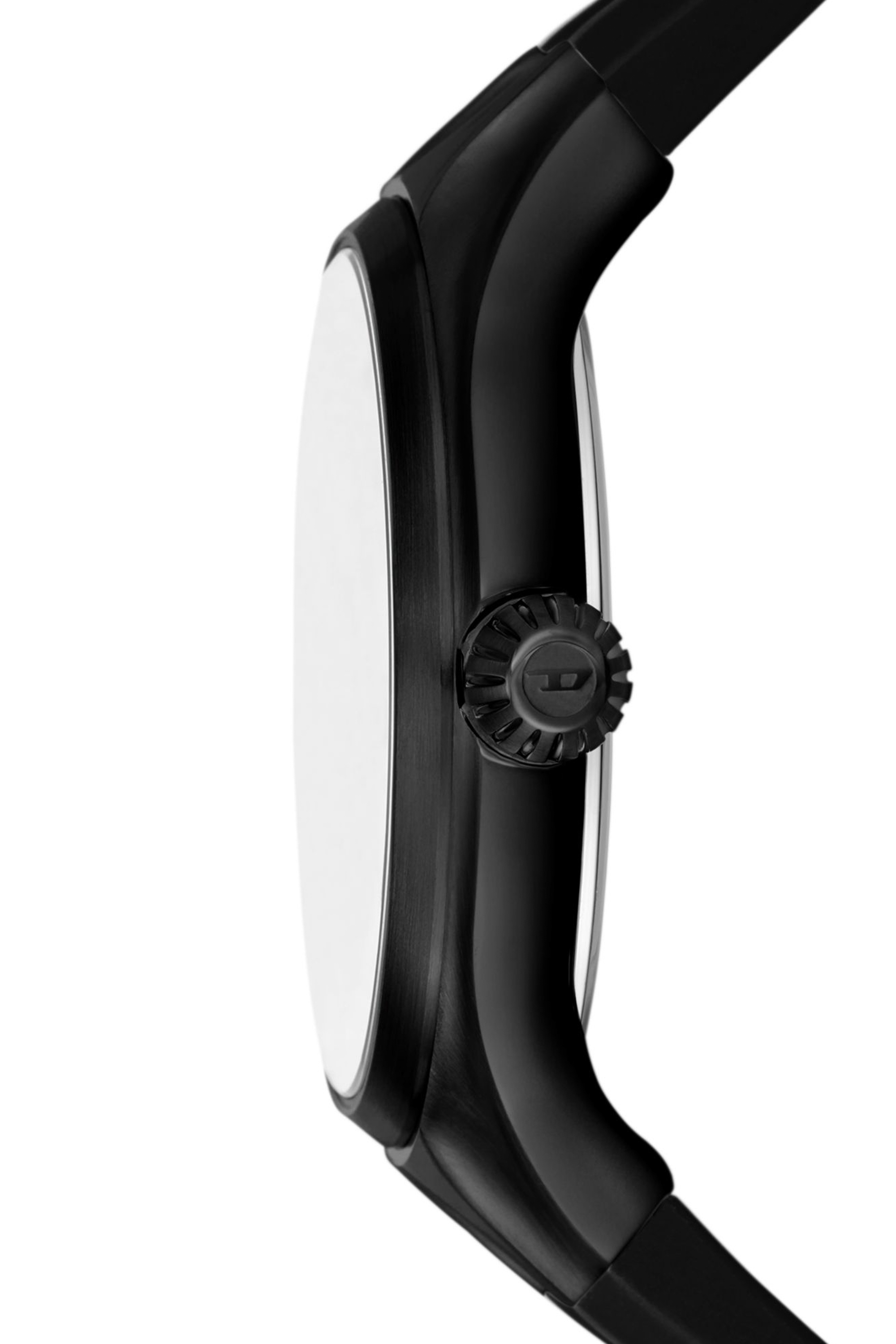 Diesel - DZ2203, Male Streamline three-hand black silicone watch in Black - Image 3