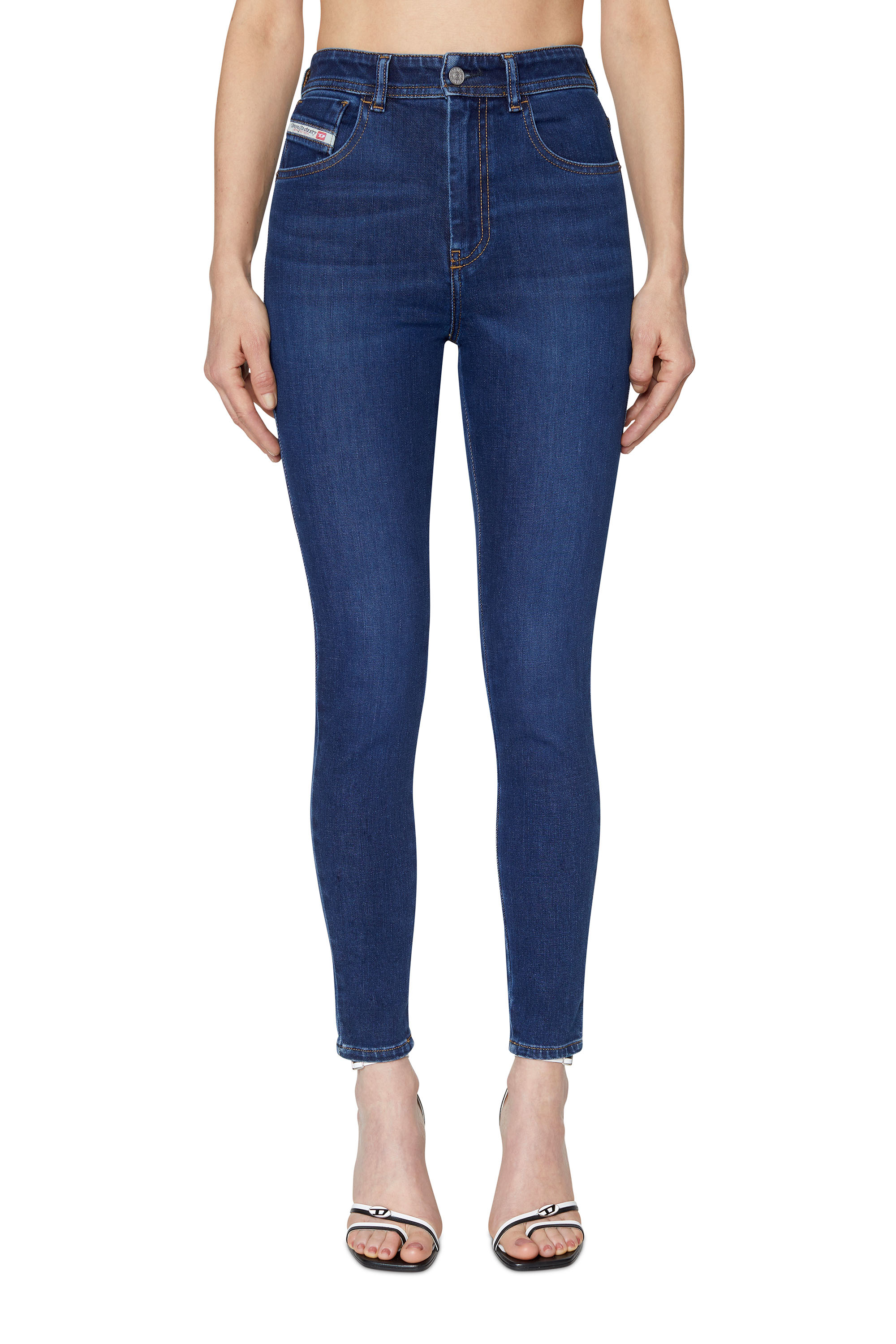 Diesel - Femme Super skinny Jeans 1984 Slandy-High 09C19, Bleu Foncé - Image 1