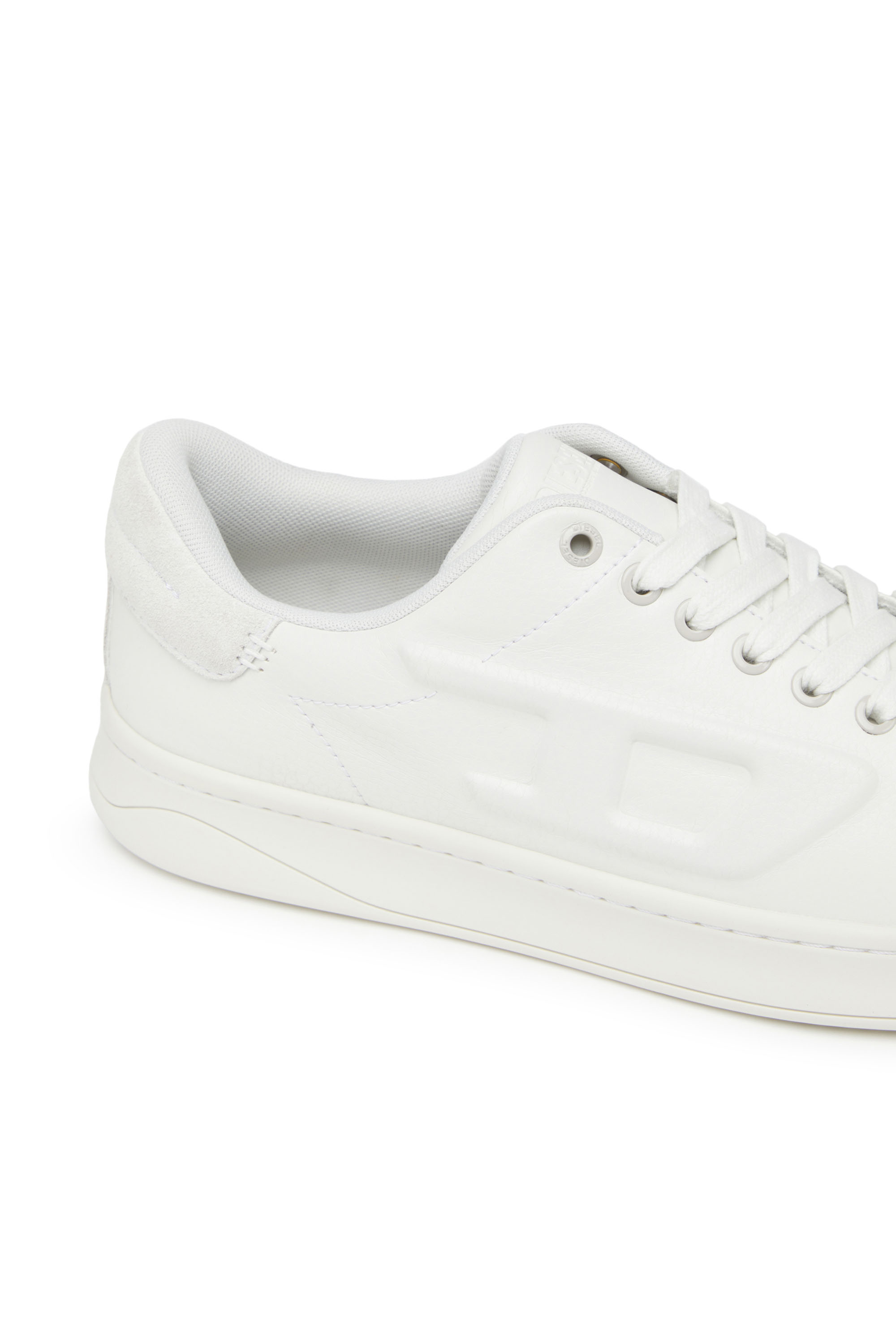 Diesel - S-ATHENE LOW W, Female S-Athene Low-Sneakers with embossed D logo in White - Image 6