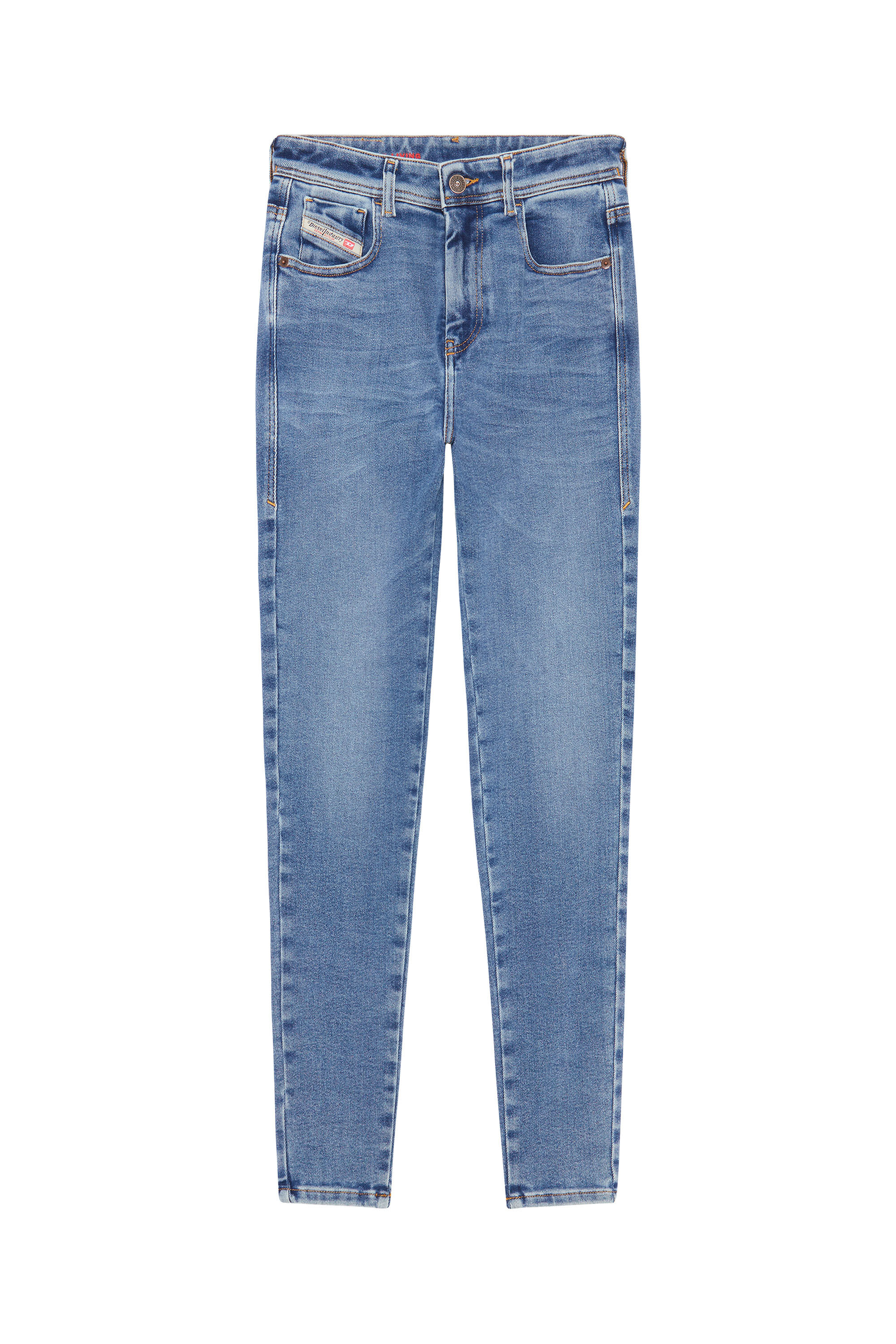 Diesel - Femme Super skinny Jeans 1984 Slandy-High 09D62, Bleu moyen - Image 1
