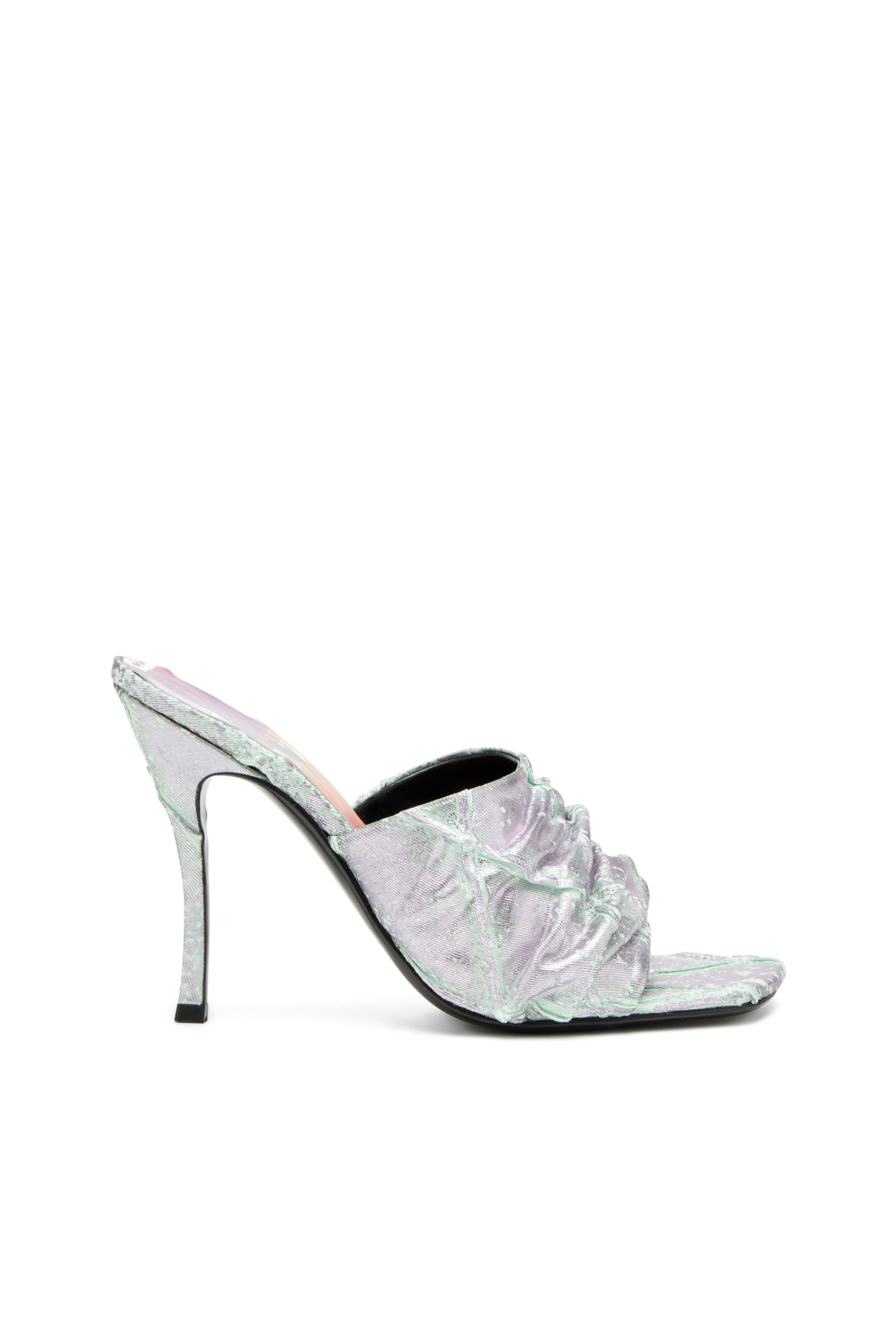 Diesel - D-SYDNEY SDL, Female's D-Sydney-Mule sandals in shimmering denim in Water Green - 1