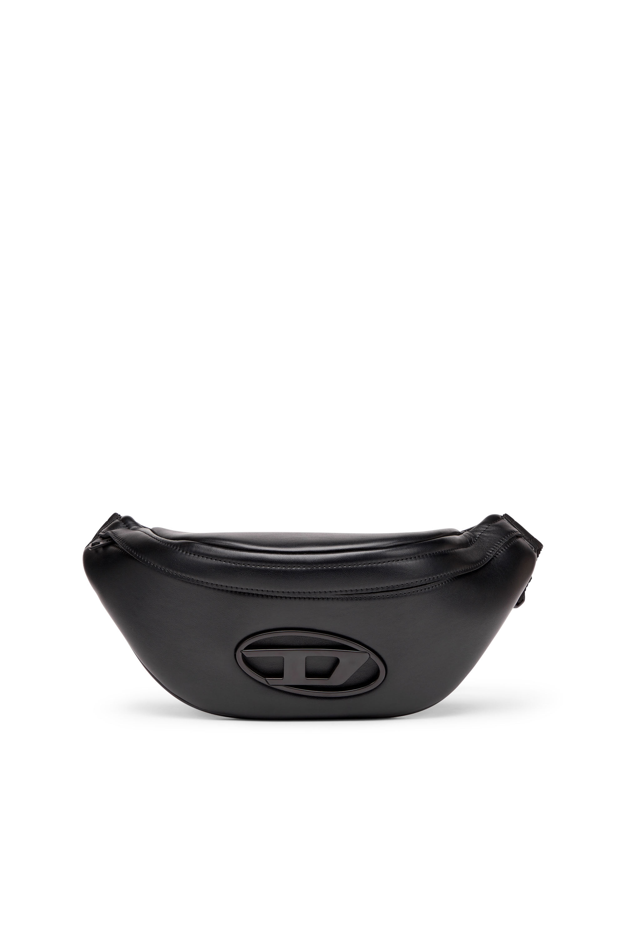 Diesel - HOLI-D BELT BAG M, Male's Holi-D-Belt bag in PU and neoprene in Black - 1