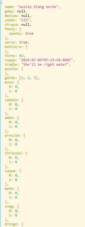 Example ls Output