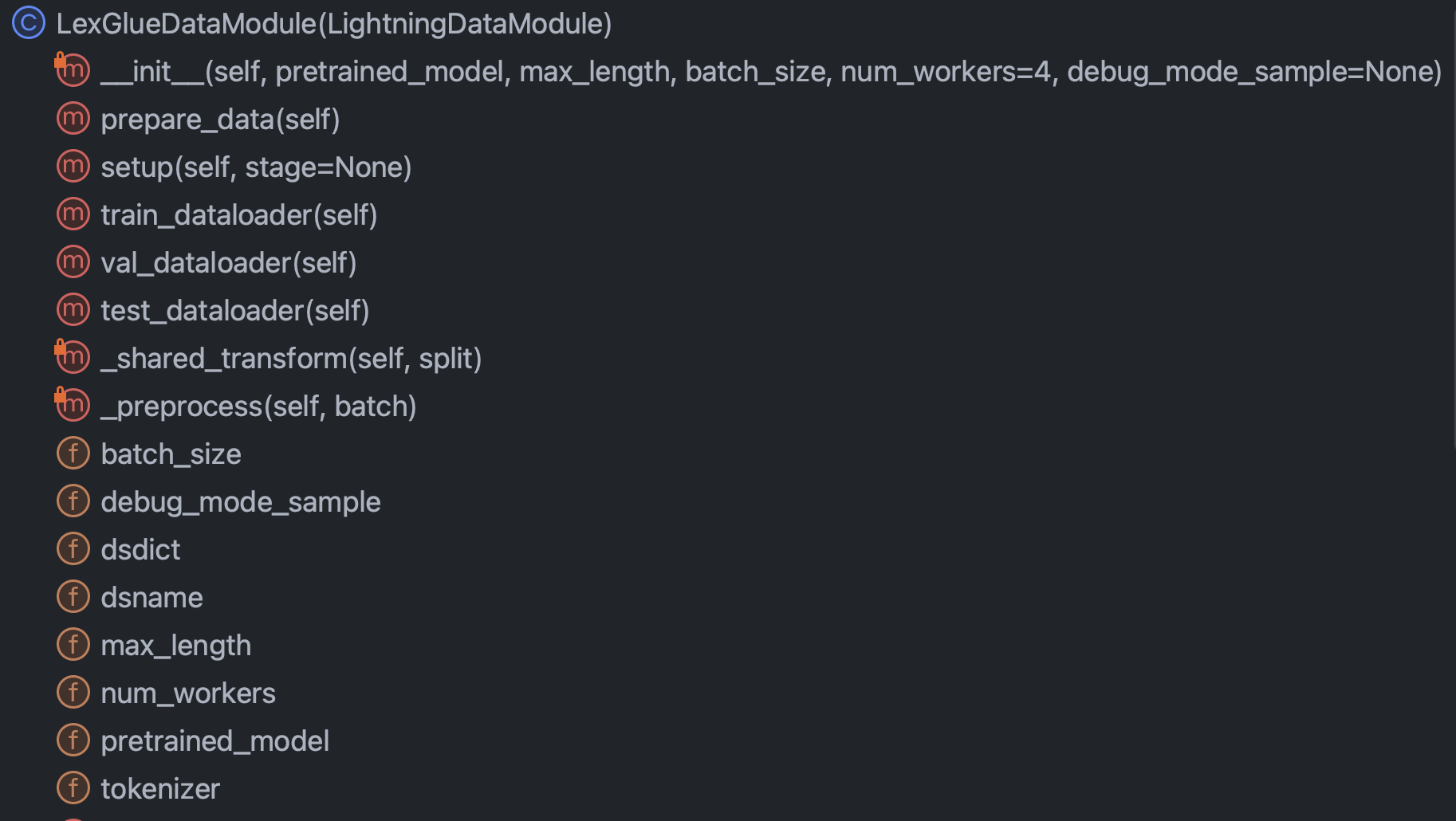 Lex GLUE Data Module