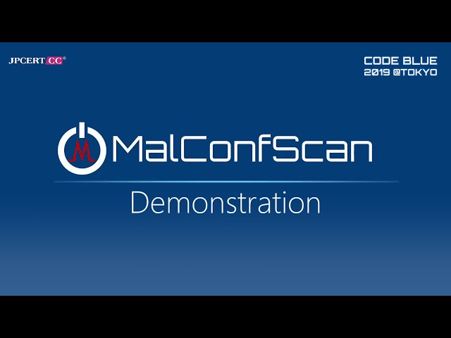 MalConfScan_Demonstration