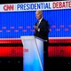 Donald Trump and Joe Biden at the presidential debate