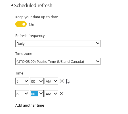 Schedule gateway