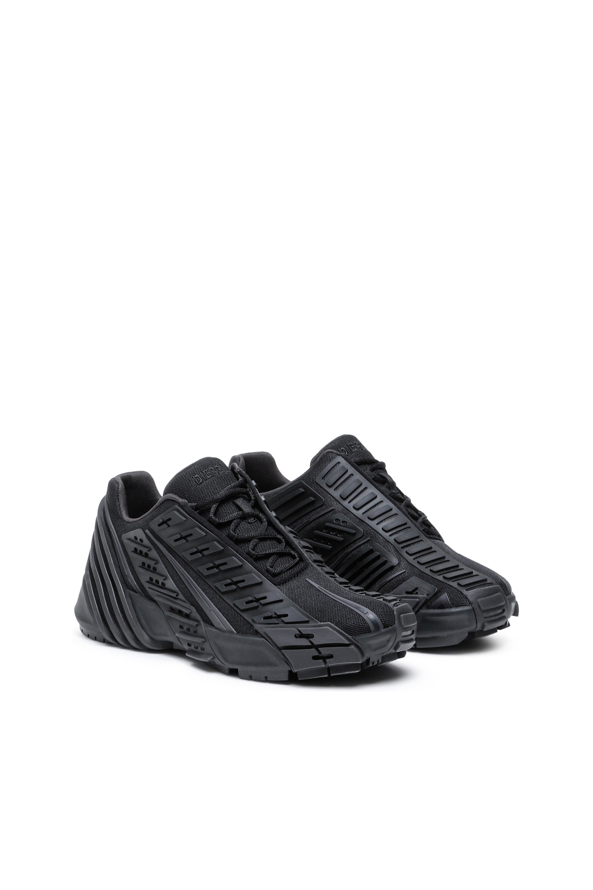 Diesel - S-PROTOTYPE LOW W, Femme S-Prototype Low W - Sneakers en mesh et caoutchouc in Noir - Image 2