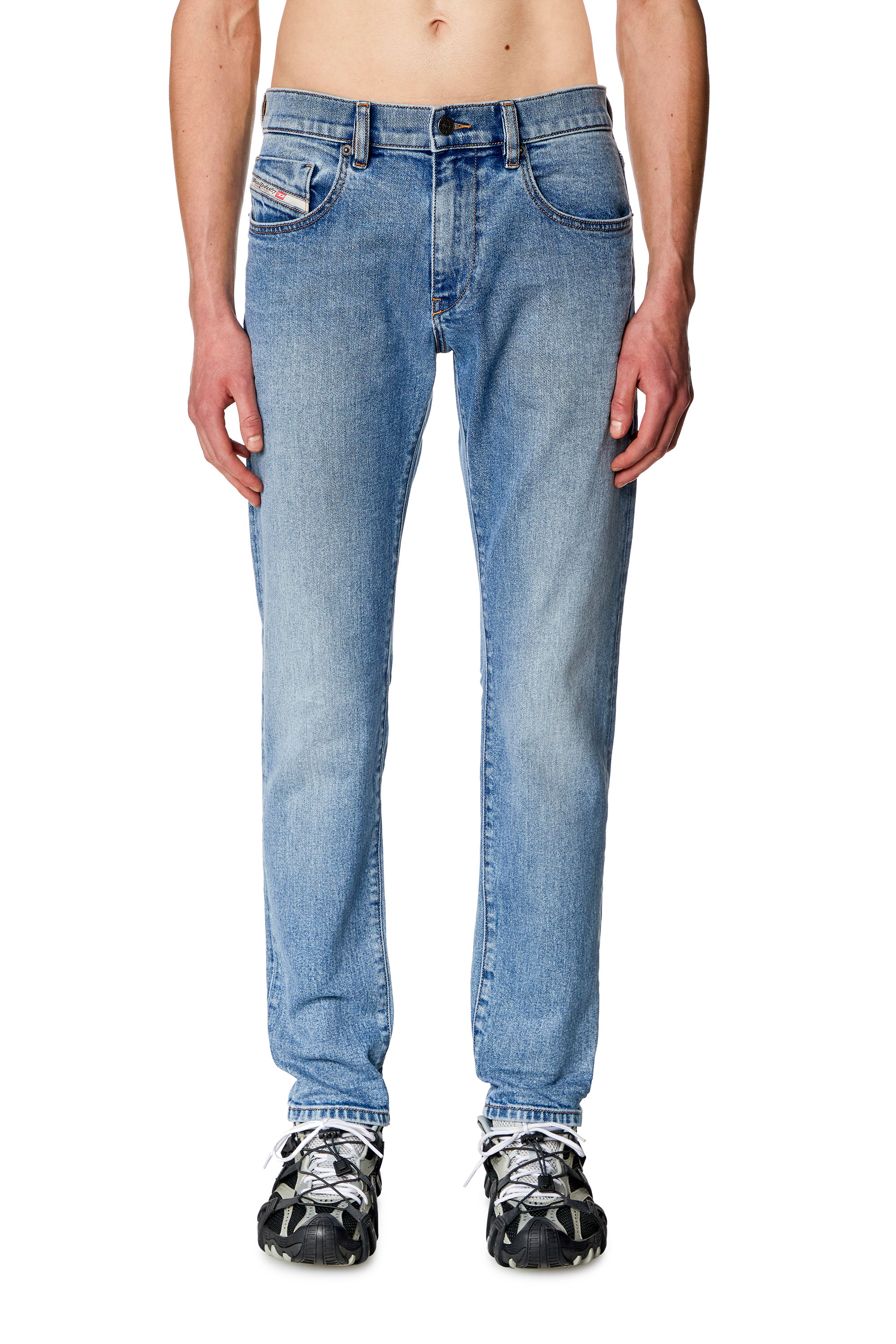 Diesel - Herren Slim Jeans 2019 D-Strukt 0CLAF, Hellblau - Image 2