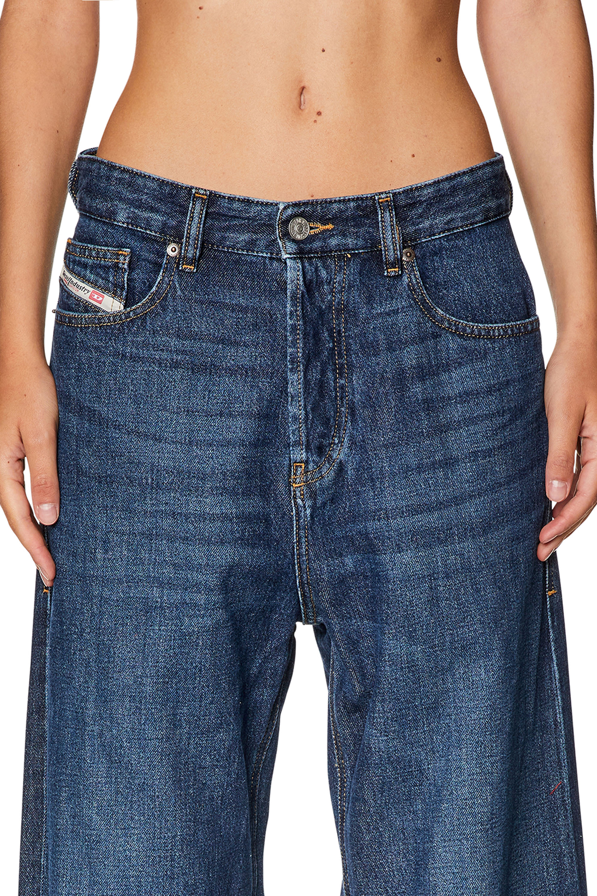 Diesel - Femme Straight Jeans 1996 D-Sire 09C03, Bleu Foncé - Image 5