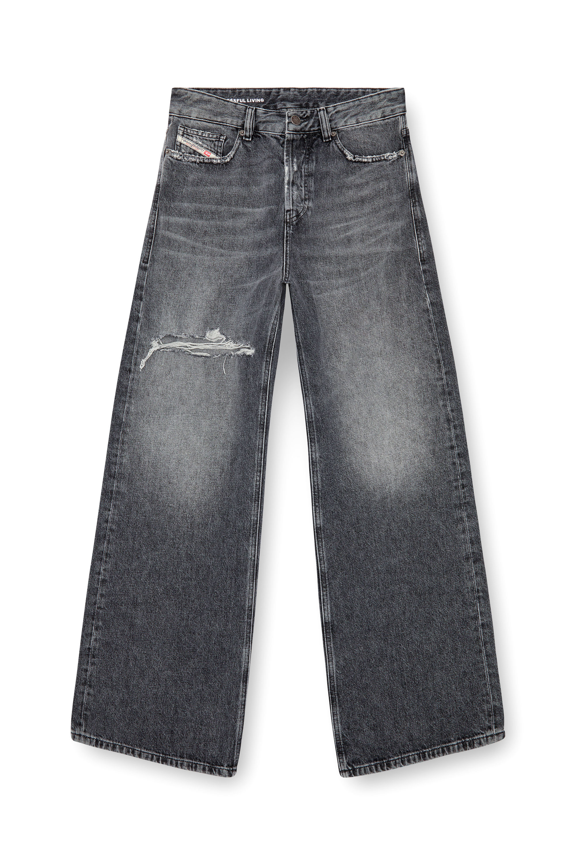 Diesel - Damen Straight Jeans 1996 D-Sire 007X4, Schwarz/Dunkelgrau - Image 5