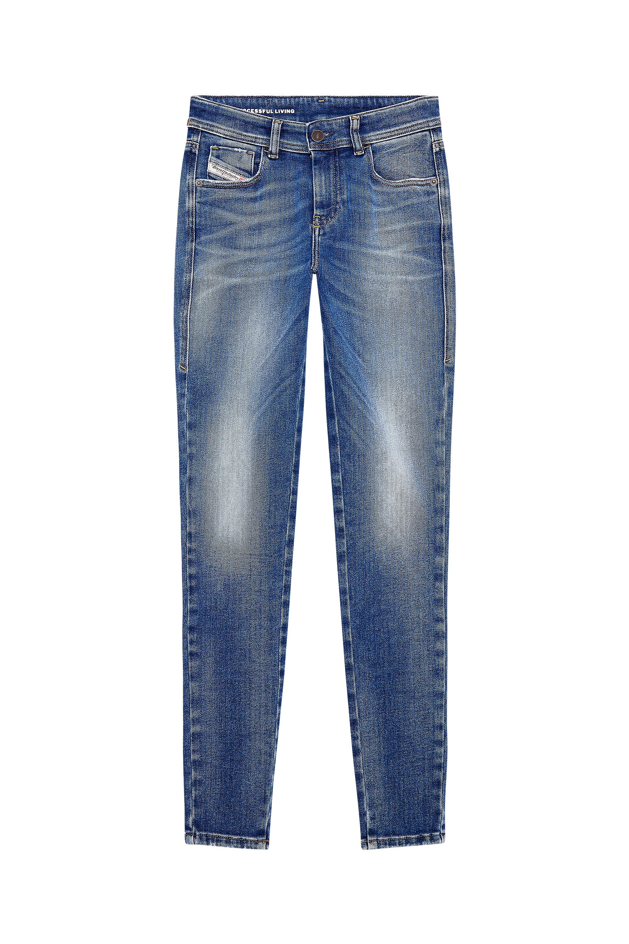 Diesel - Donna Super skinny Jeans 2017 Slandy 09H90, Blu medio - Image 3