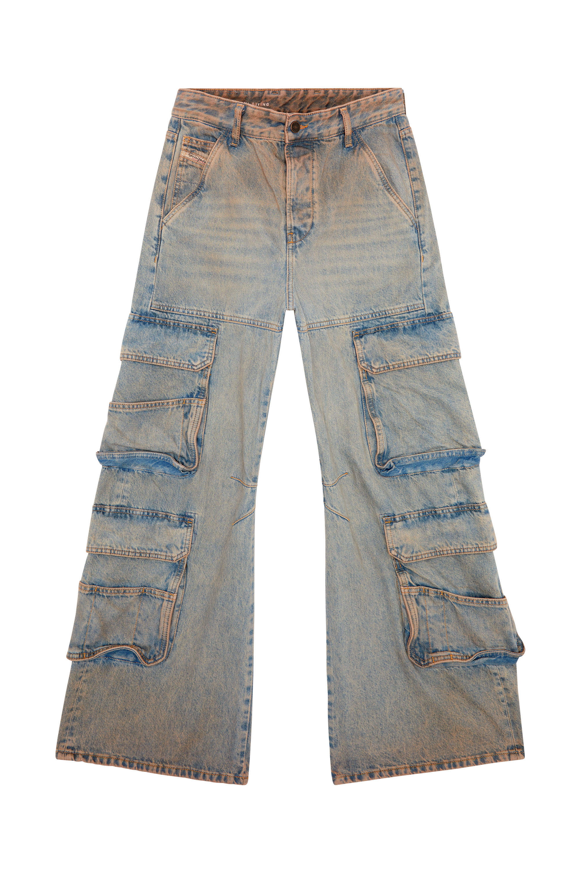 Diesel - Femme Straight Jeans 1996 D-Sire 0KIAI, Bleu Clair - Image 3