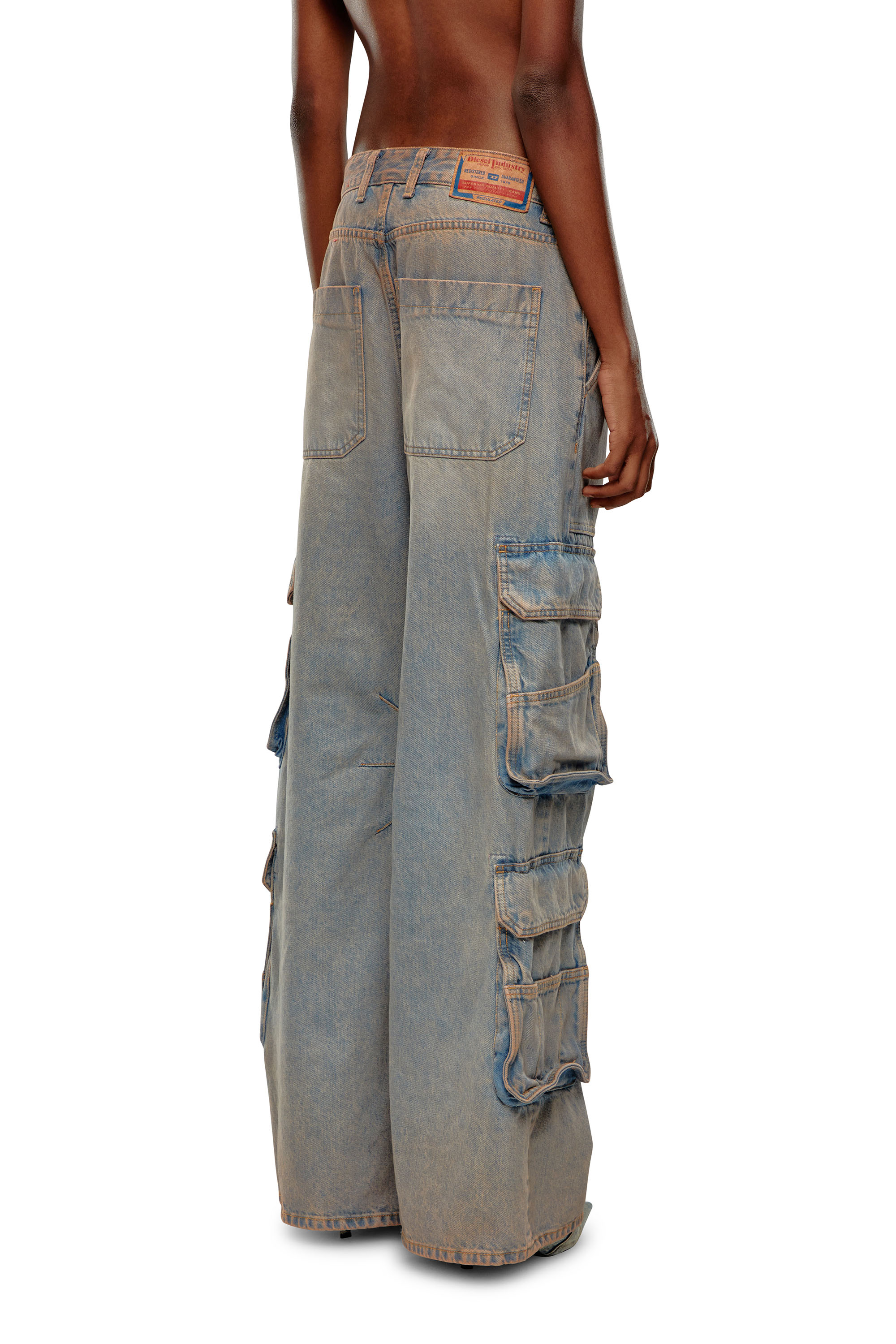 Diesel - Damen Straight Jeans 1996 D-Sire 0KIAI, Hellblau - Image 3
