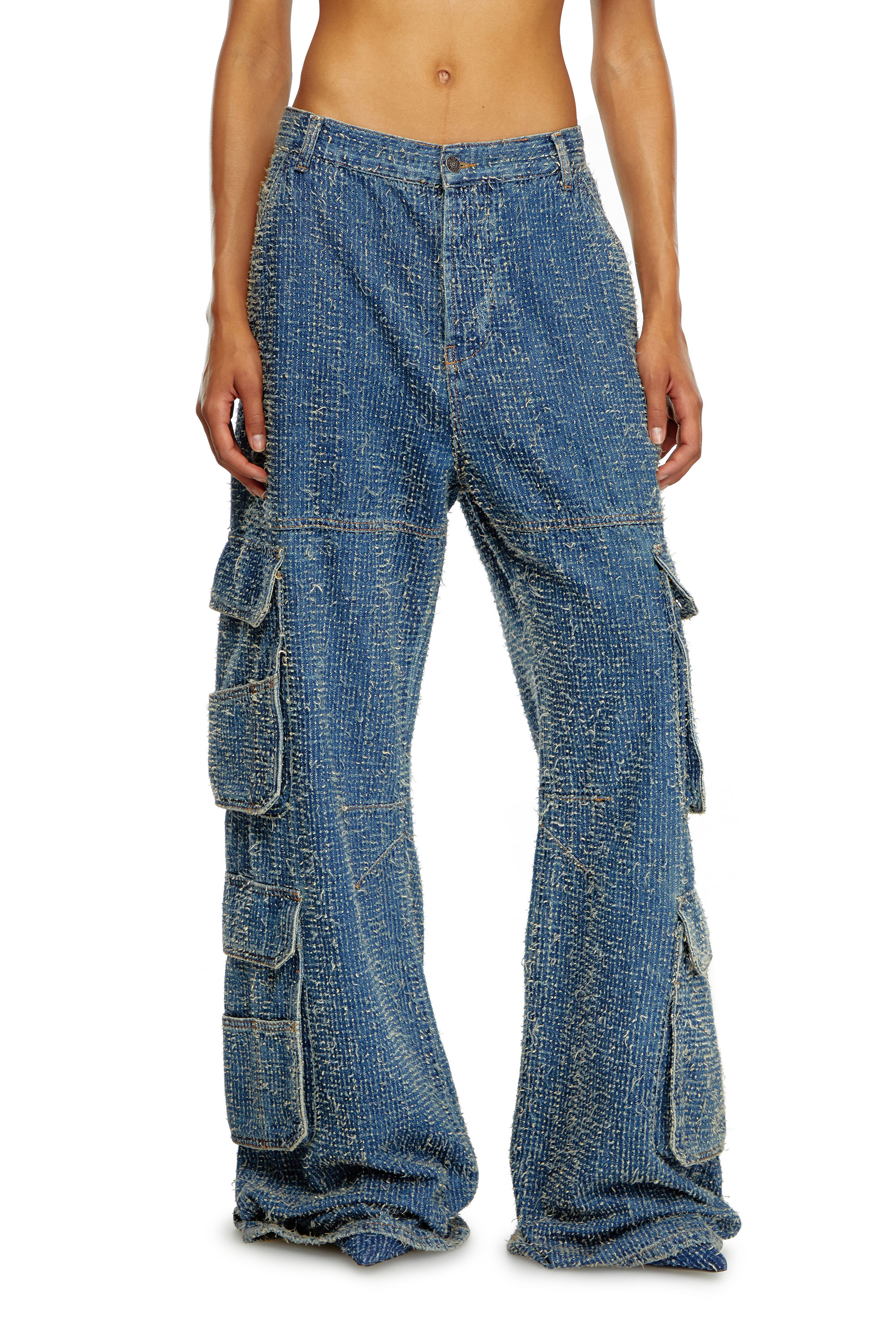 Diesel - Femme Straight Jeans 1996 D-Sire 0PGAH, Bleu moyen - Image 1