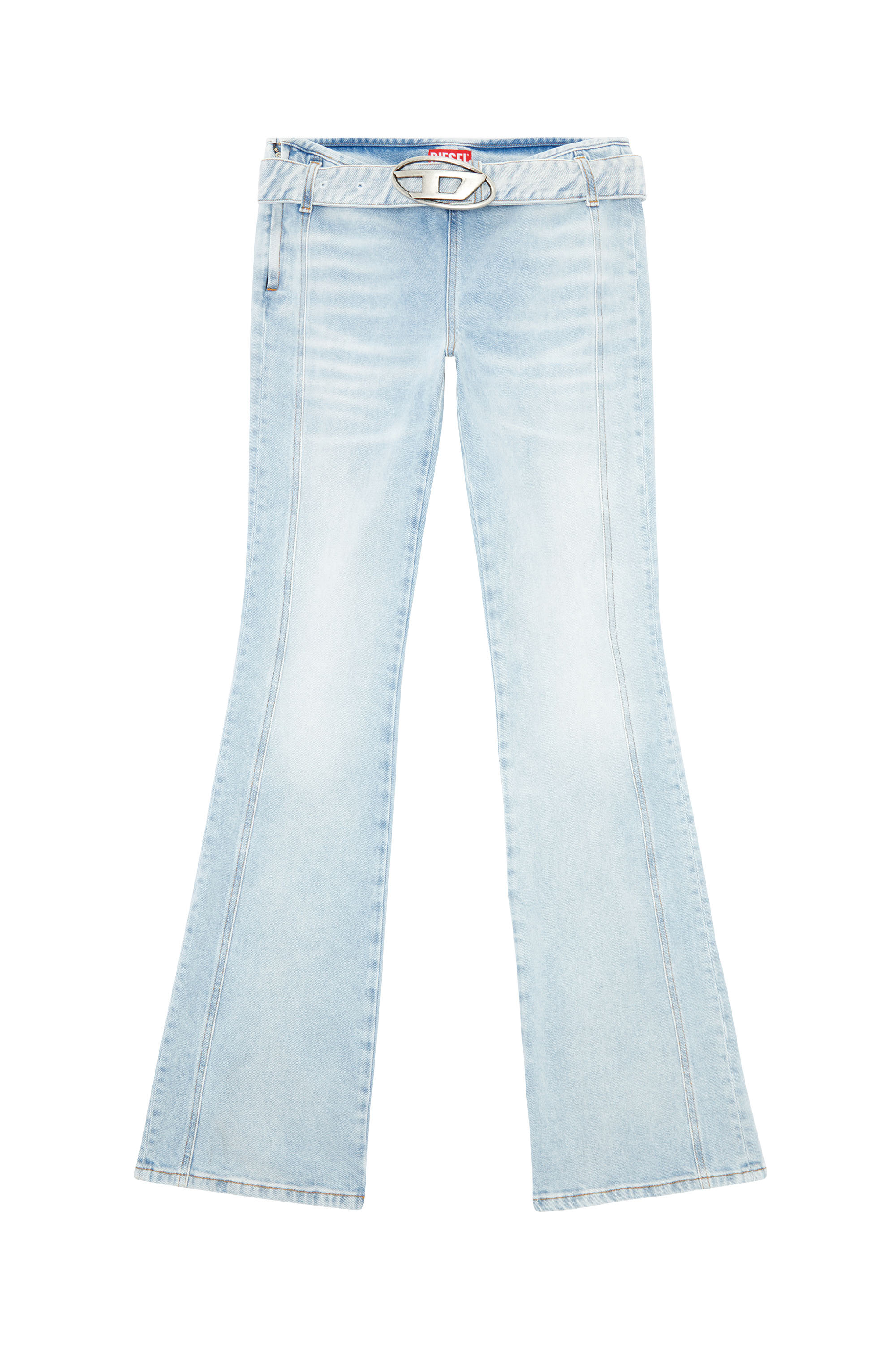 Diesel - Damen Bootcut and Flare Jeans D-Ebbybelt 0JGAA, Hellblau - Image 3