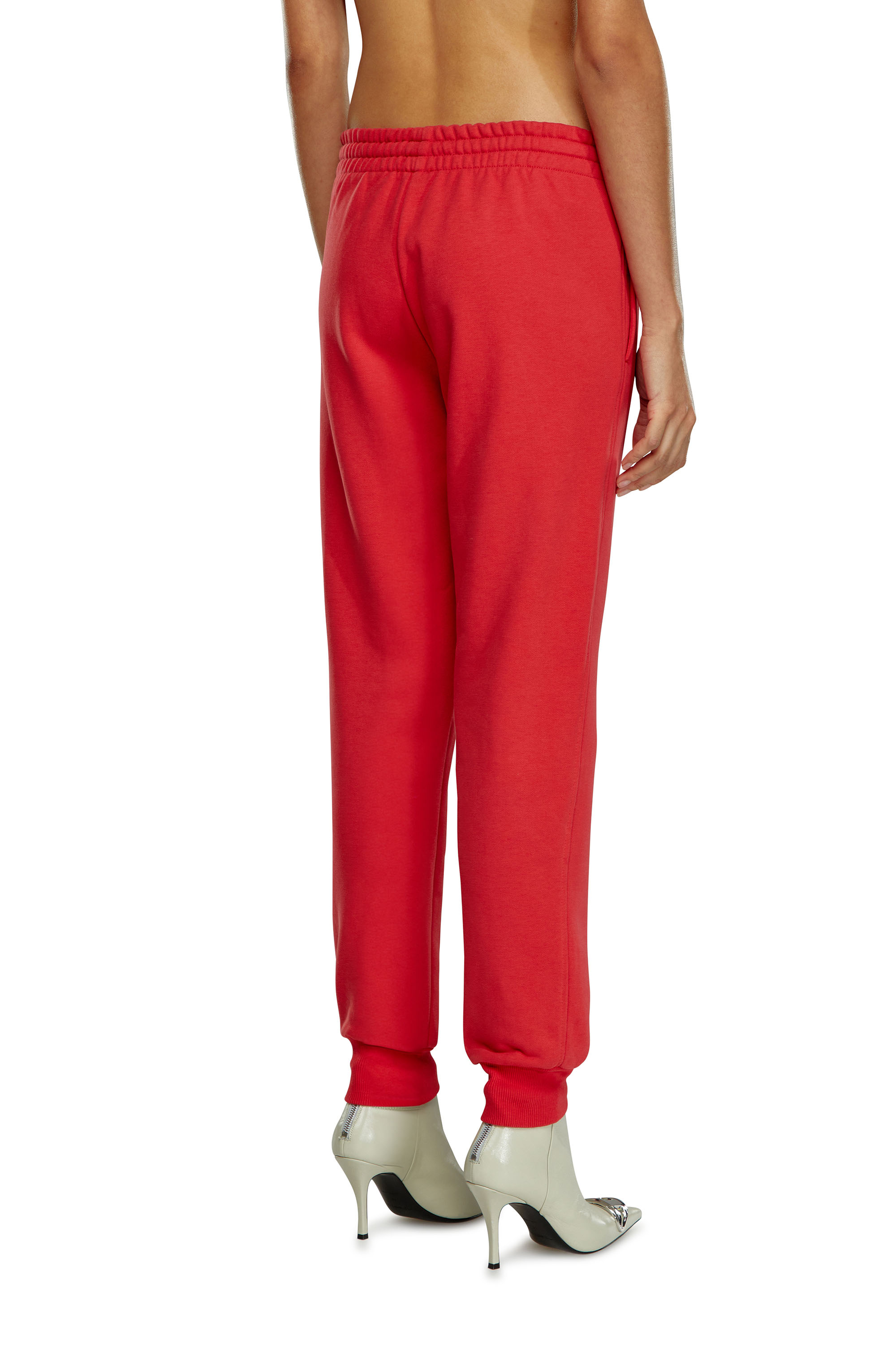 Diesel - P-JAMY-MICRODIV, Femme Pantalon de survêtement avec micro logo brodé in Rouge - Image 4