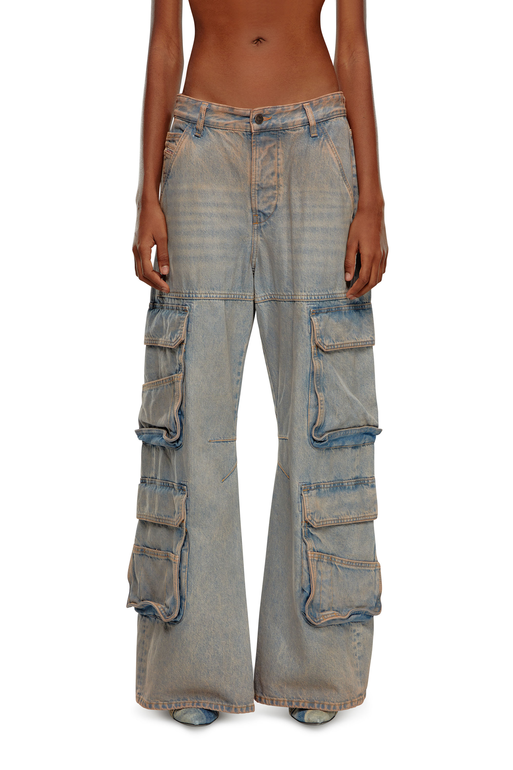 Diesel - Femme Straight Jeans 1996 D-Sire 0KIAI, Bleu Clair - Image 1