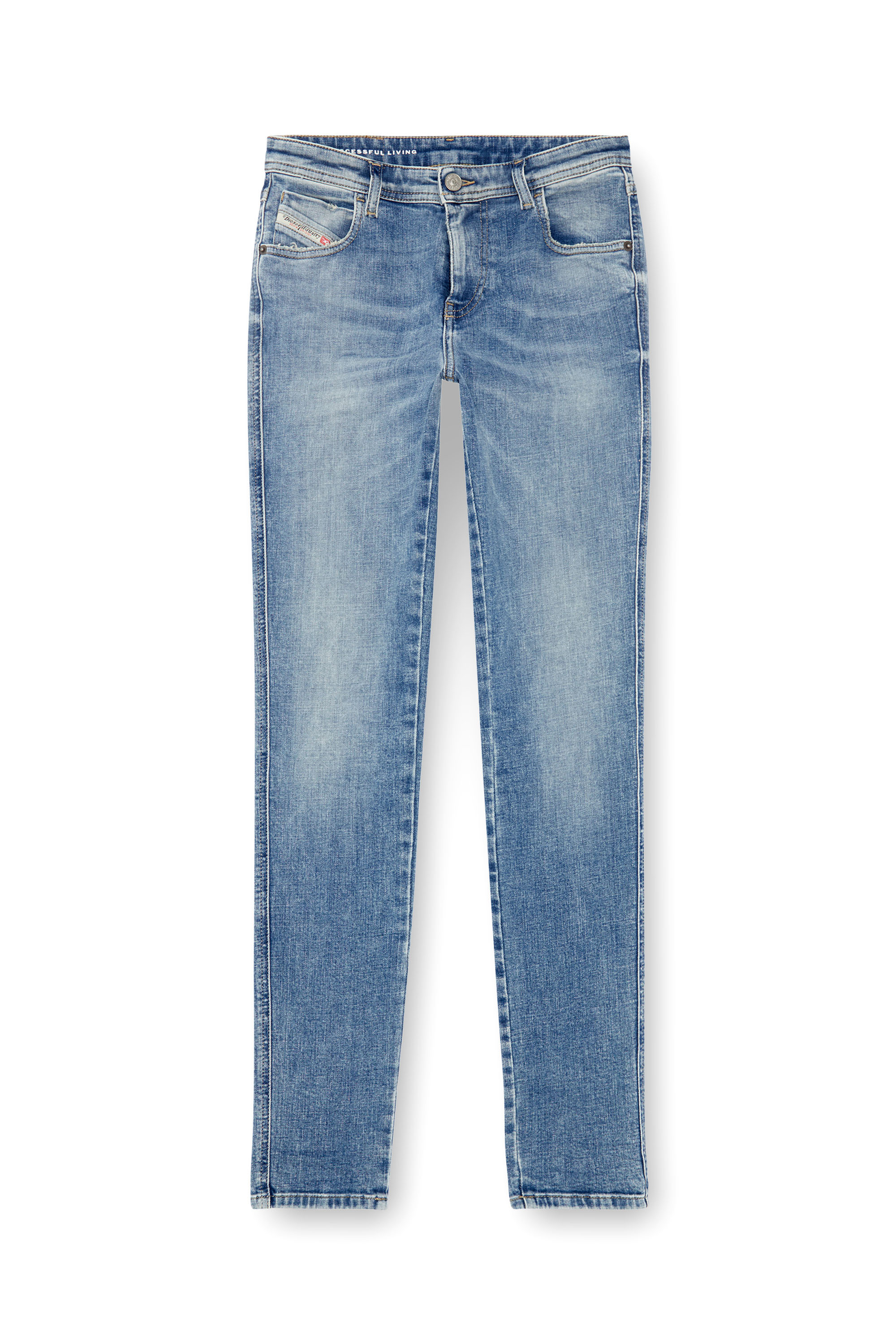 Diesel - Damen Skinny Jeans 2015 Babhila 09J21, Hellblau - Image 3